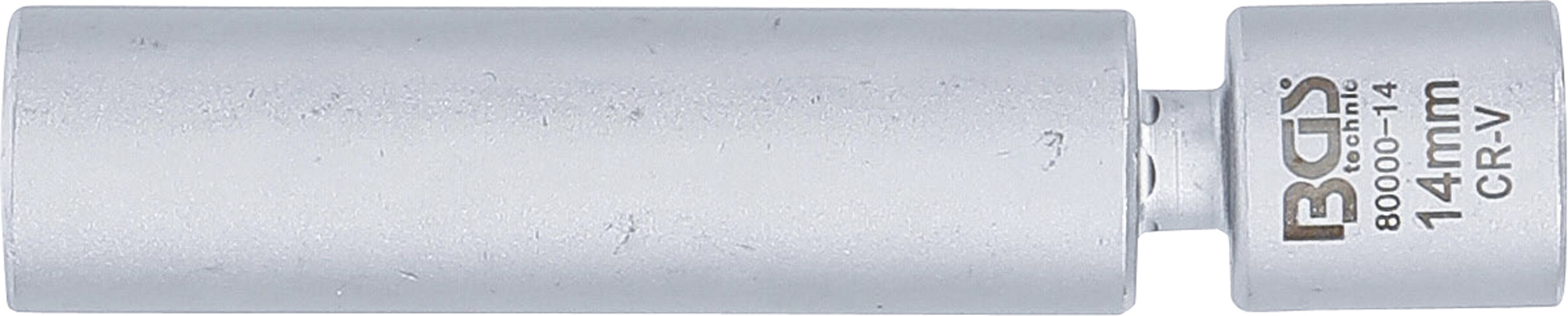 BGS Glüh- und Zündkerzen-Gelenk-Einsatz | Antrieb Innenvierkant 10 mm (3/8") | SW 14 mm