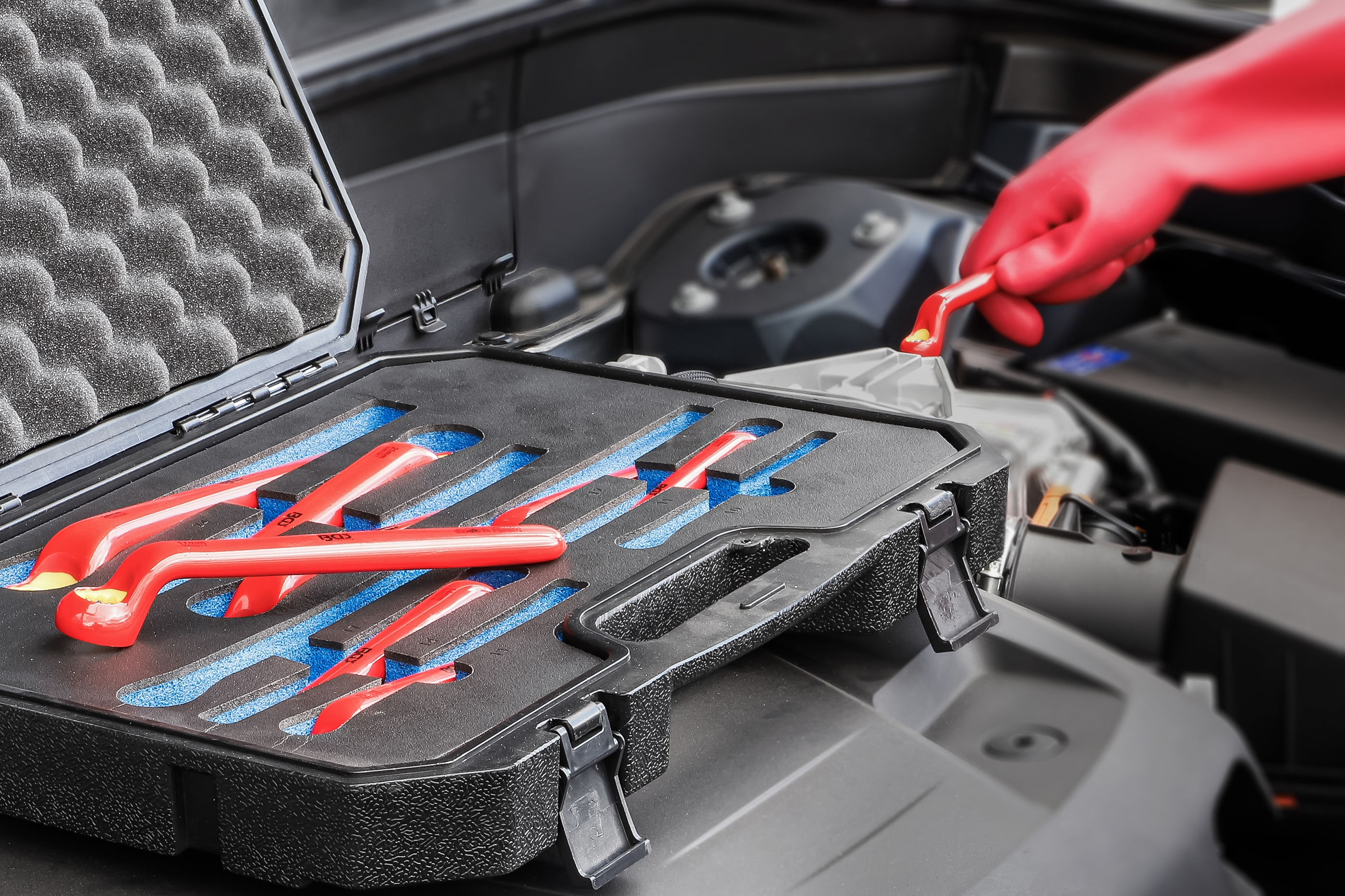 BGS VDE-Ringschlüssel-Satz | tief gekröpft | SW 10 - 24 mm | 9-tlg.