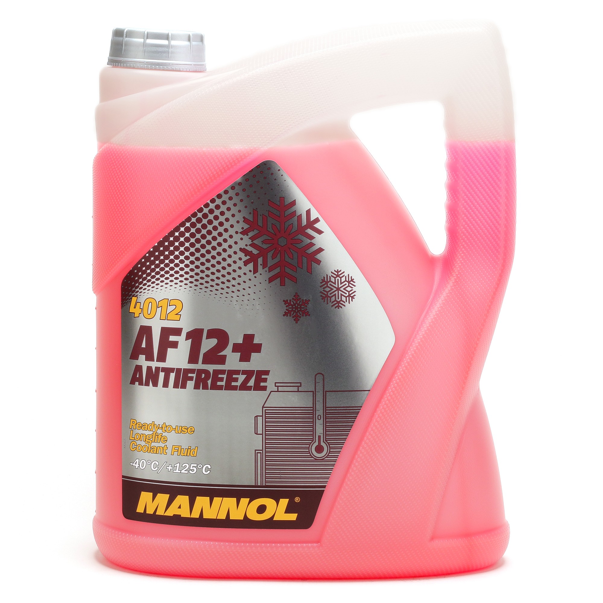 Mannol 4012 Kühlerfrostschutz Antifreeze AF12+ Longlife -40 Fertigmischung 5 Liter