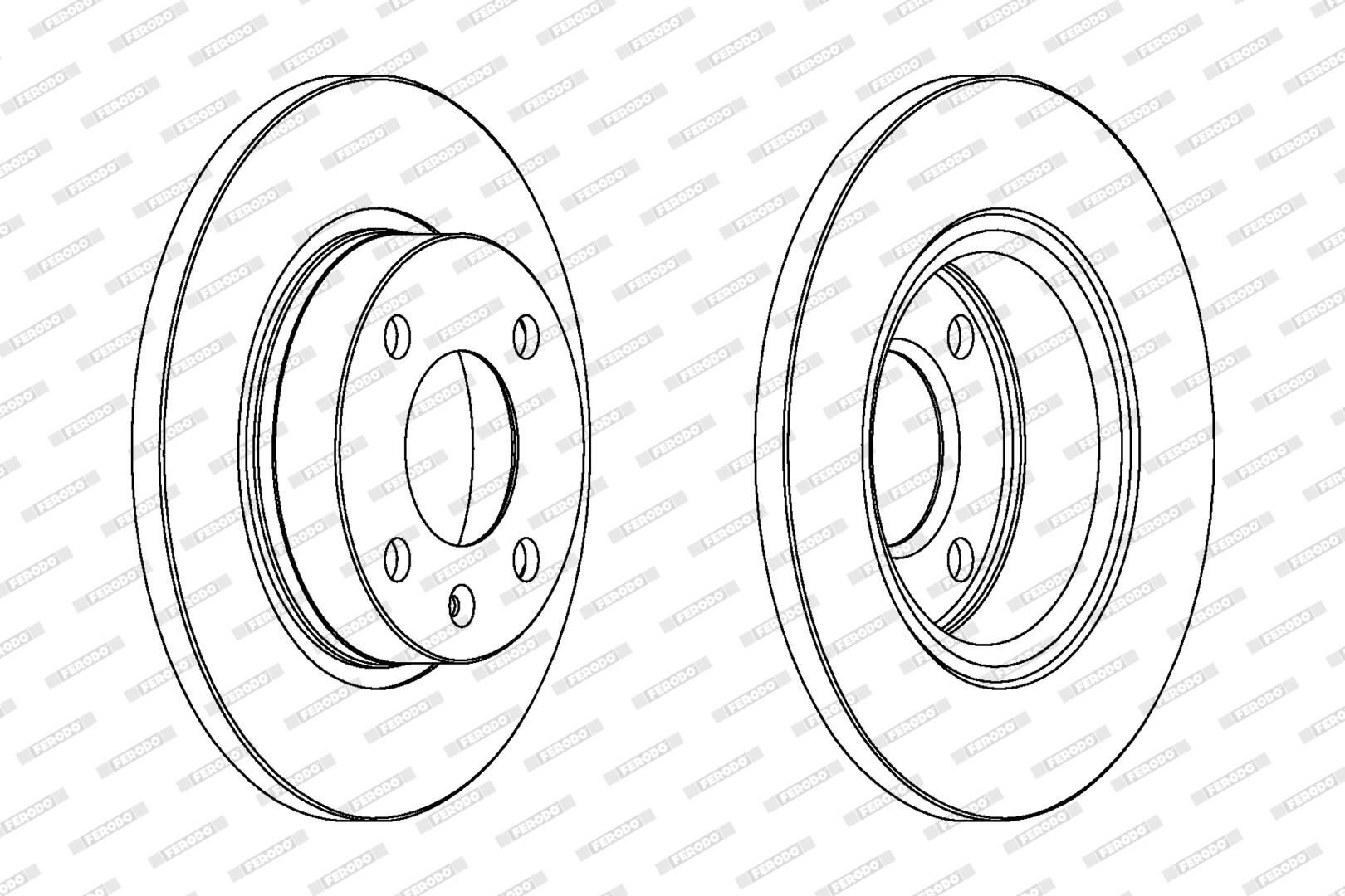 Kpl. Scheibenbremsen vorne L/R passt zu: SKODA FAVORIT, FAVORIT FORMAN, FELICIA CUBE, FELICIA I, FELICIA II; VW CADDY II 1.3/1.6/1.9D 05.89-04.02