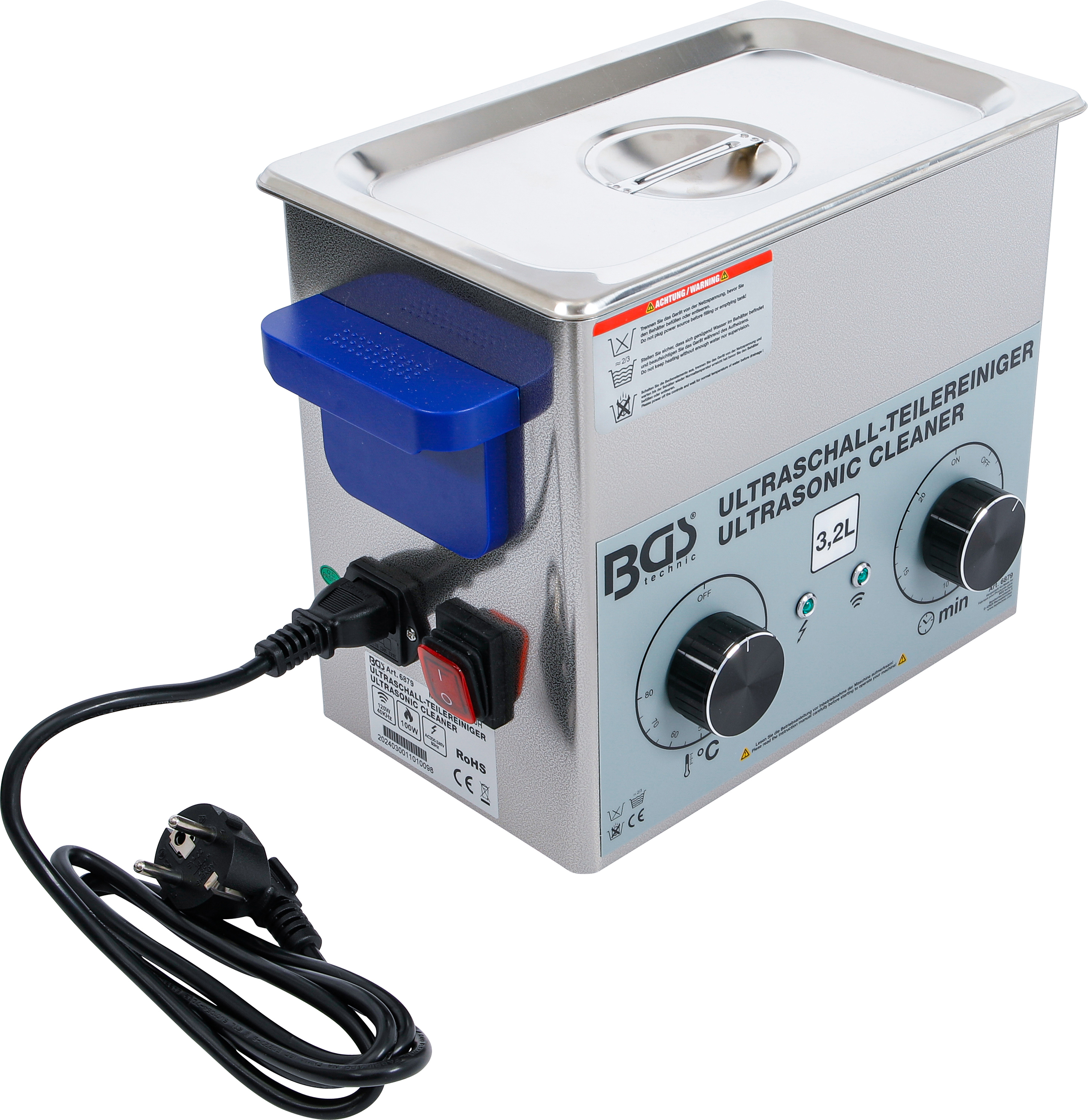 BGS Ultraschall-Teilereiniger | 3,2 l