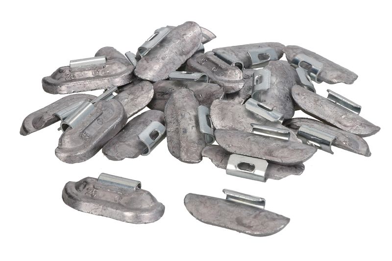 Profitool Reifengewichte Auswuchtgewichte unbeschichtet 25 Gramm Stahlfelge 100 Stk