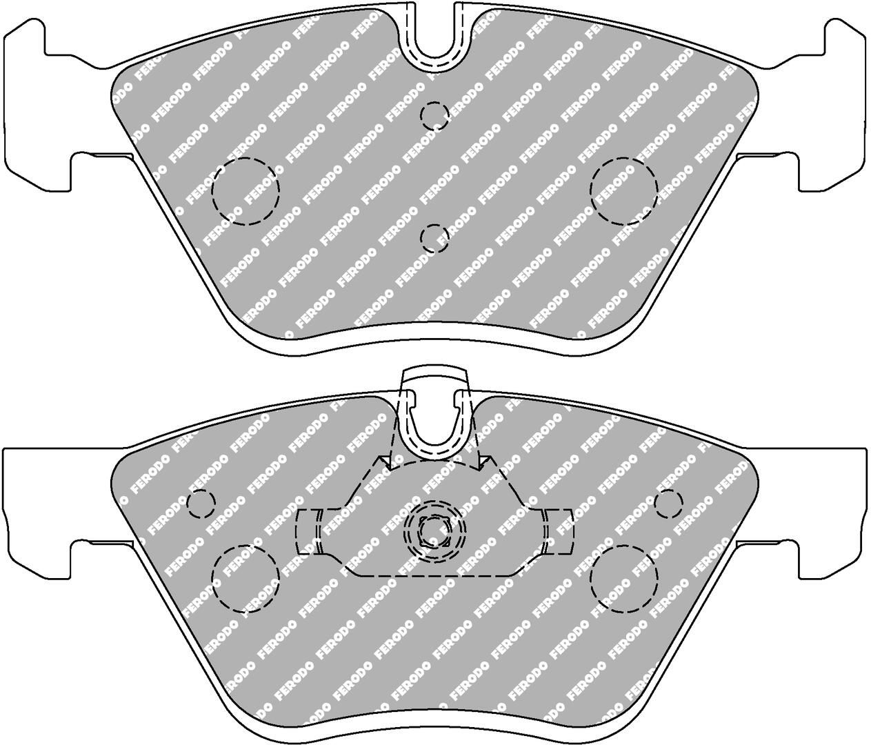 Bremsbelagsatz, Scheibenbremse