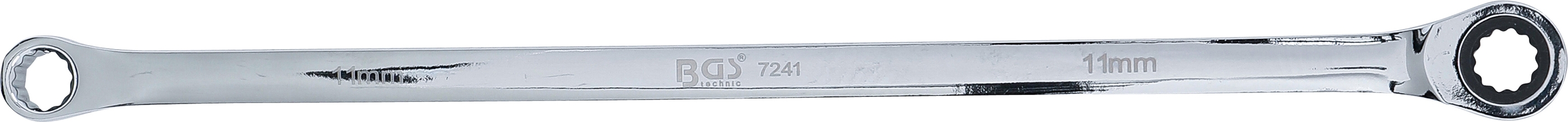 BGS Ratschenring- und Ringschlüssel | extra lang | SW 11 mm