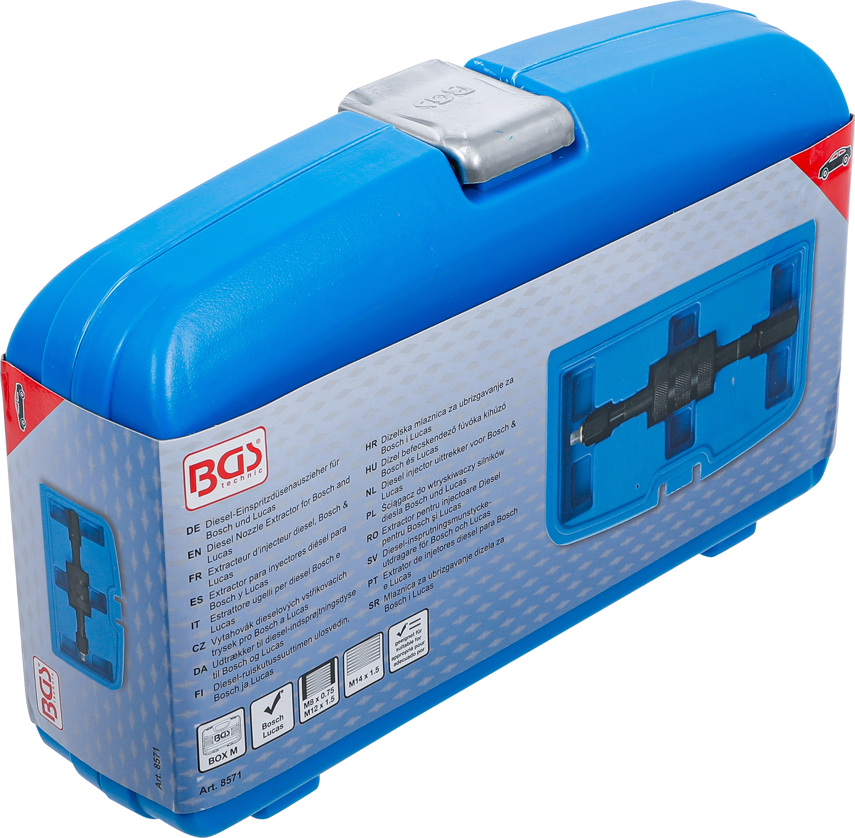 BGS Diesel-Einspritzdüsenauszieher für Bosch und Lucas