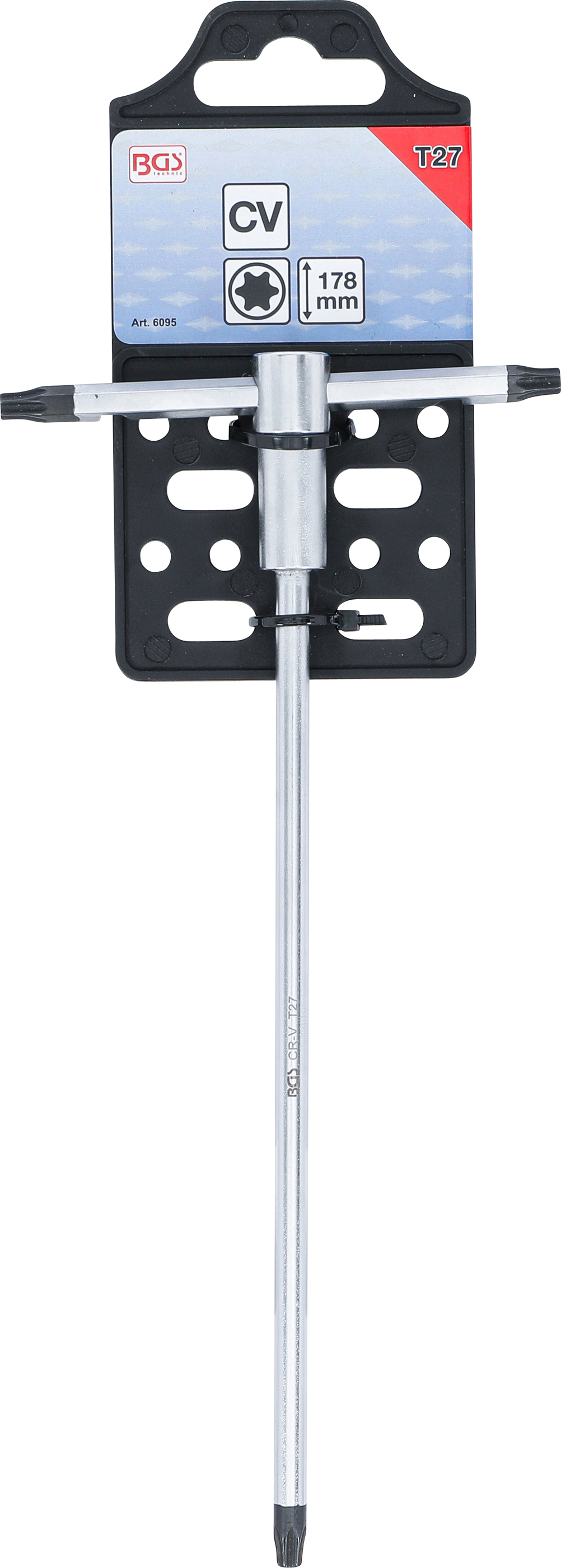 BGS Schraubendreher mit T-Gleitgriff | T-Profil (für Torx) | T27