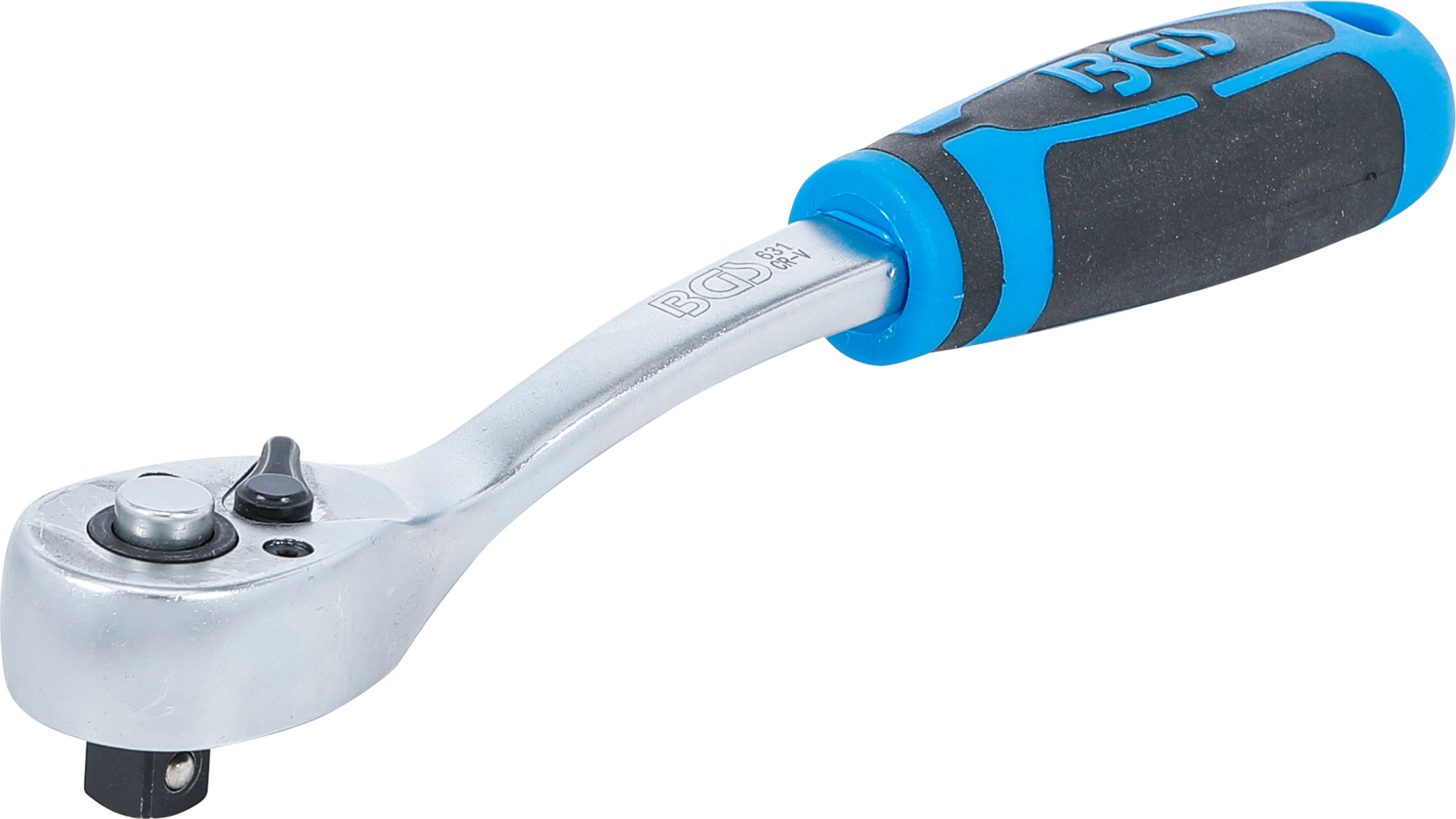 BGS Umschaltknarre | feinverzahnt | Abtrieb Außenvierkant 10 mm (3/8")