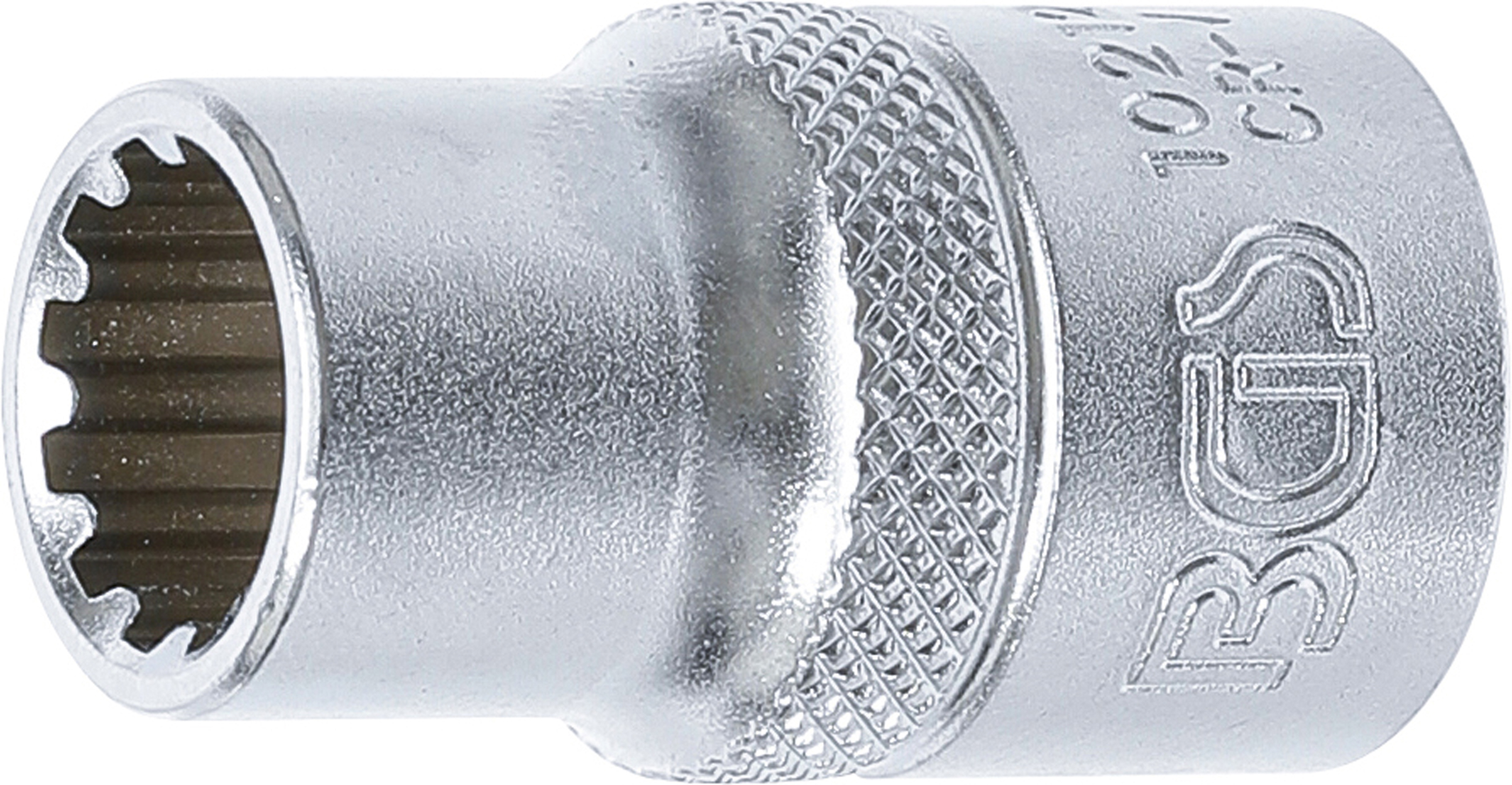 BGS Steckschlüssel-Einsatz Gear Lock | Antrieb Innenvierkant 12,5 mm (1/2") | SW 12 mm