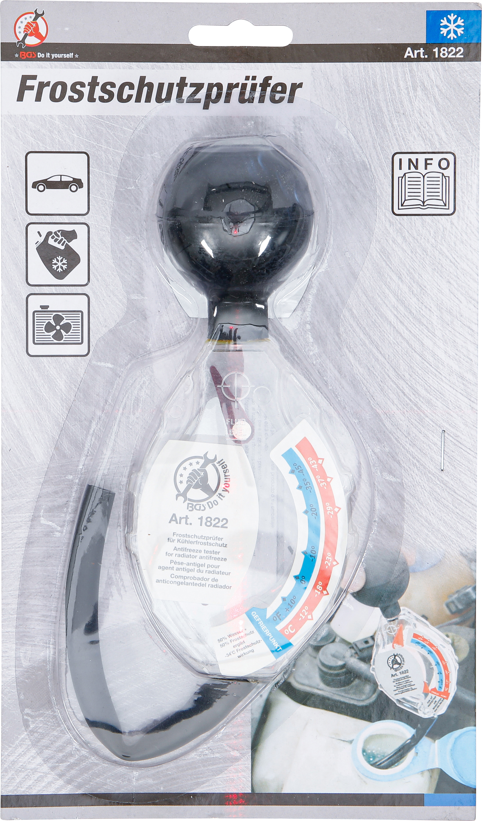 BGS Frostschutzprüfer für Kühlerfrostschutz