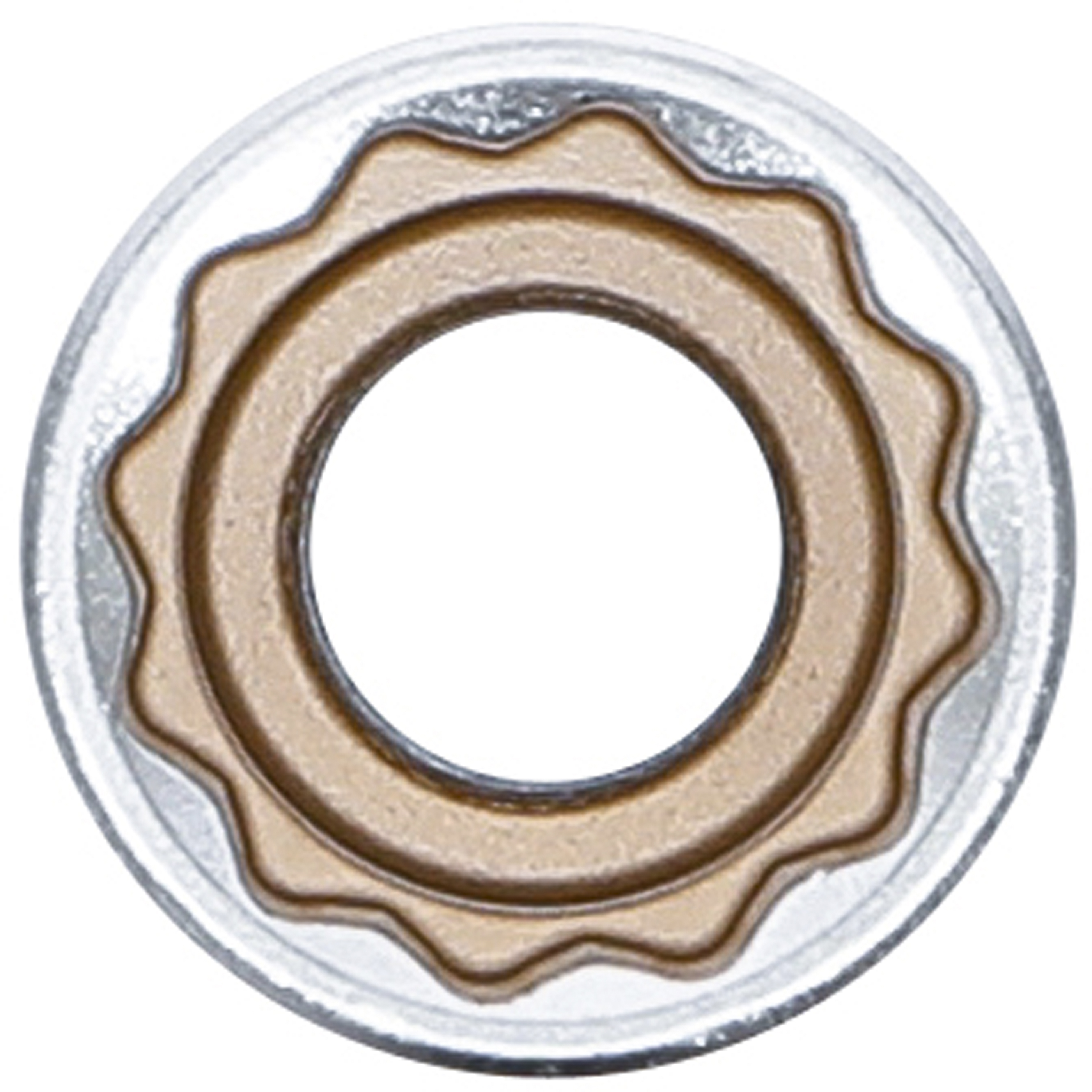 BGS Steckschlüssel-Einsatz Zwölfkant, tief | Antrieb Innenvierkant 12,5 mm (1/2") | SW 19 mm
