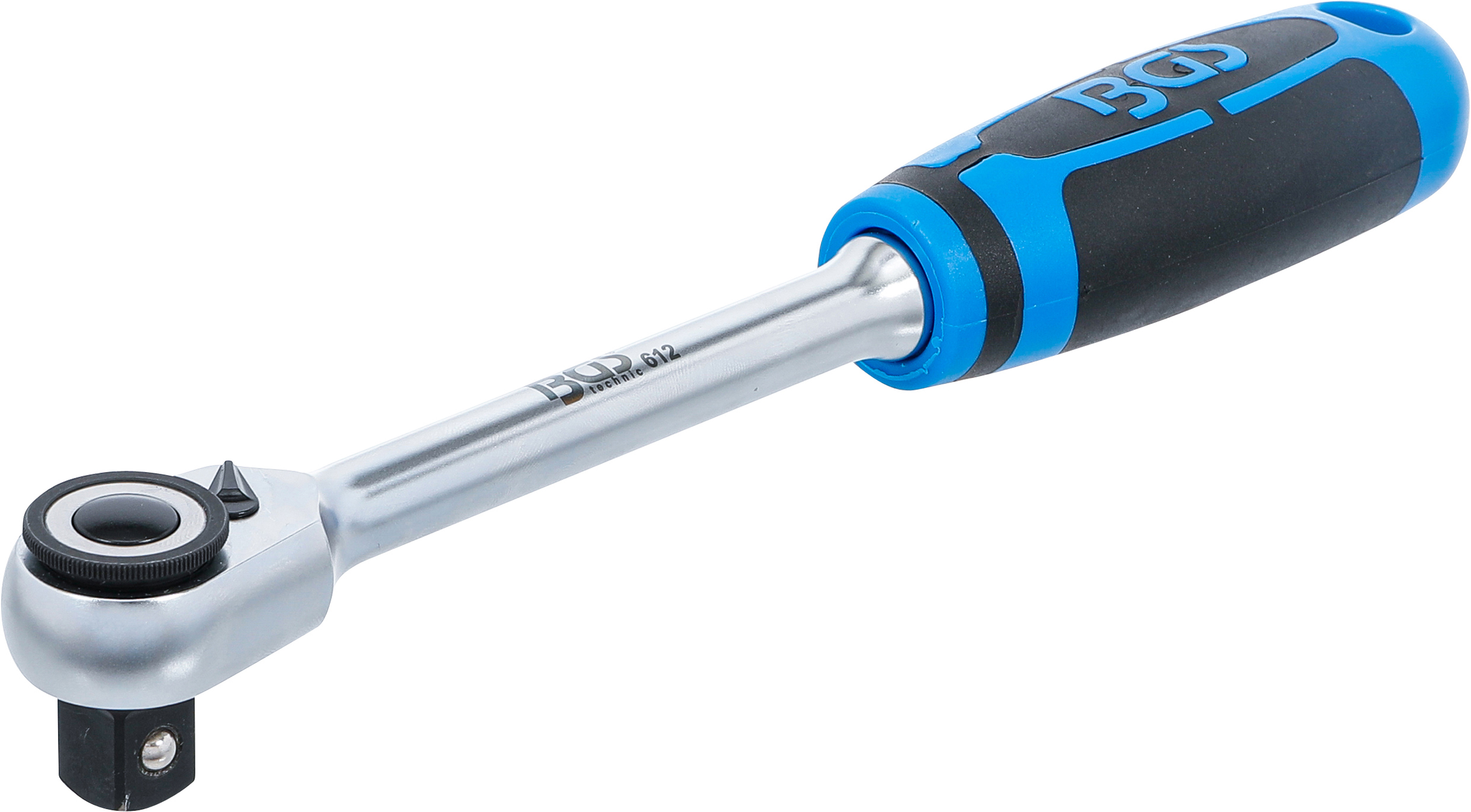 BGS Umschaltknarre | feinverzahnt | Abtrieb Außenvierkant 12,5 mm (1/2")