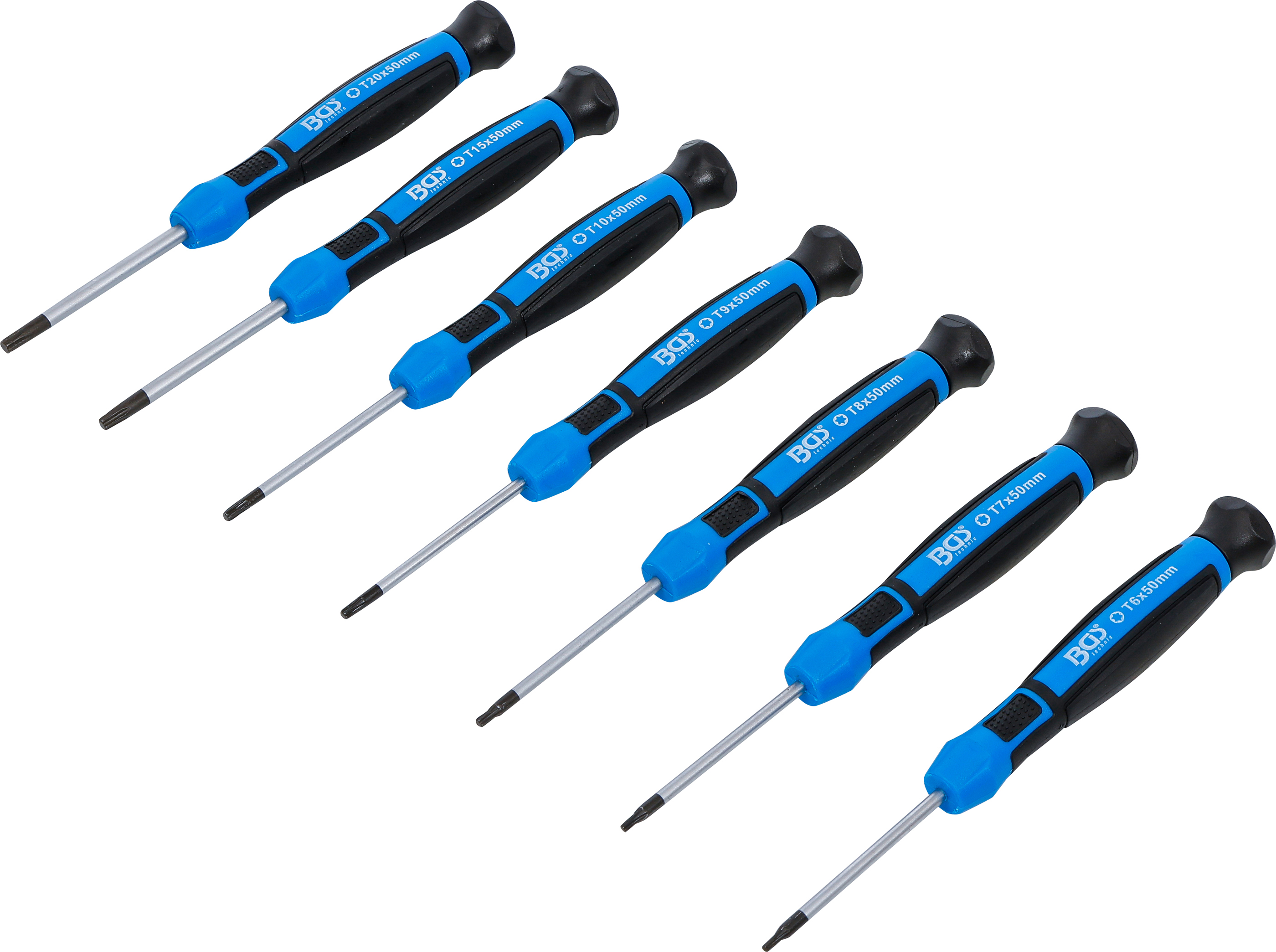 BGS Präzisions-Schraubendreher-Satz | T-Profil (für Torx) | 7-tlg.