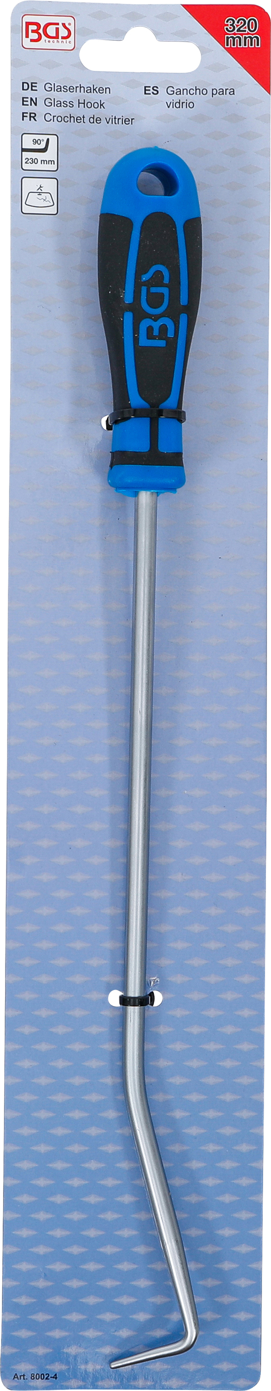 BGS Glaserhaken | 270 mm | für Art. 8002