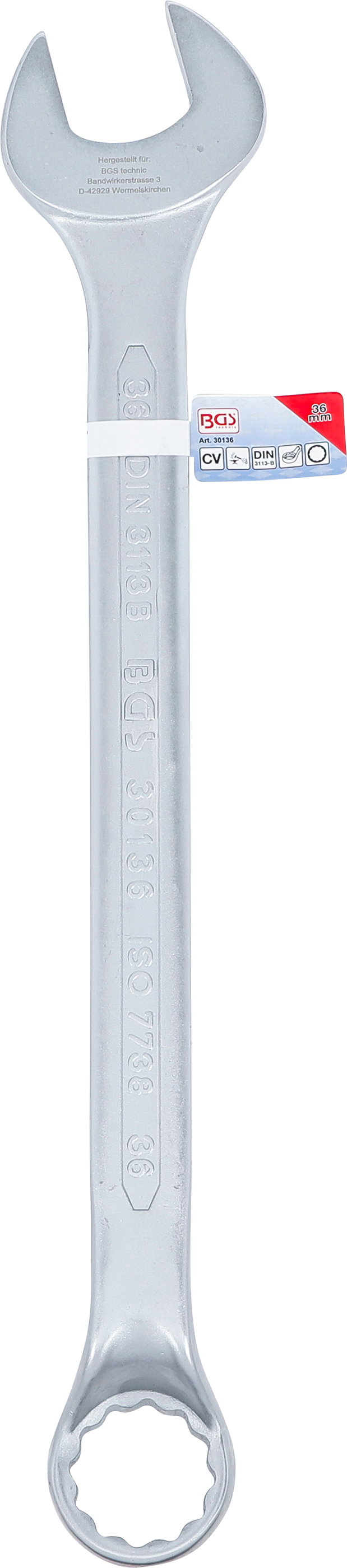 BGS Maul-Ringschlüssel, gekröpft | SW 36 mm