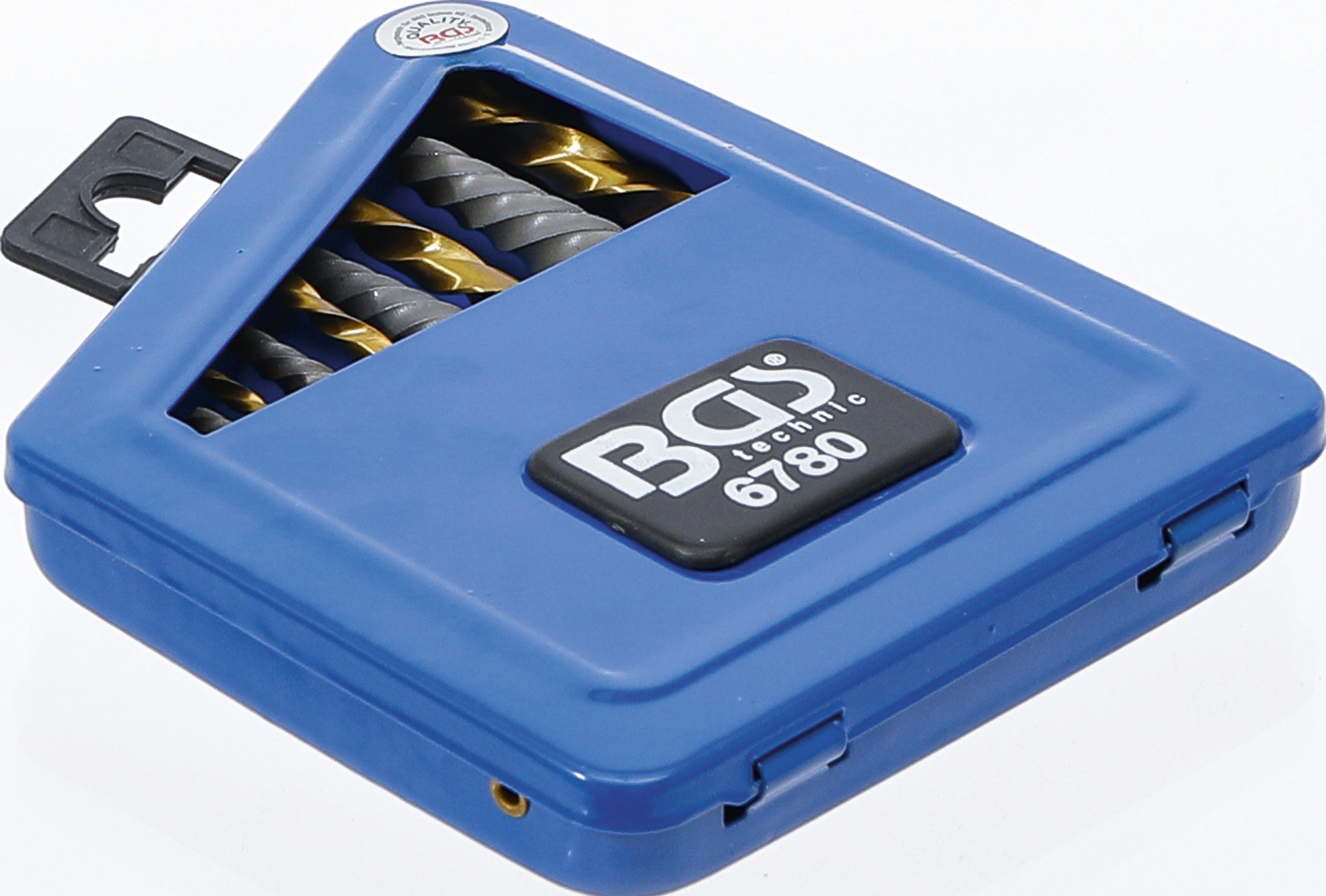 BGS Schraubenausdreher- & Linksbohrer-Satz | HSS | titan-nitriert | 2 - 7,5 mm | 10-tlg.