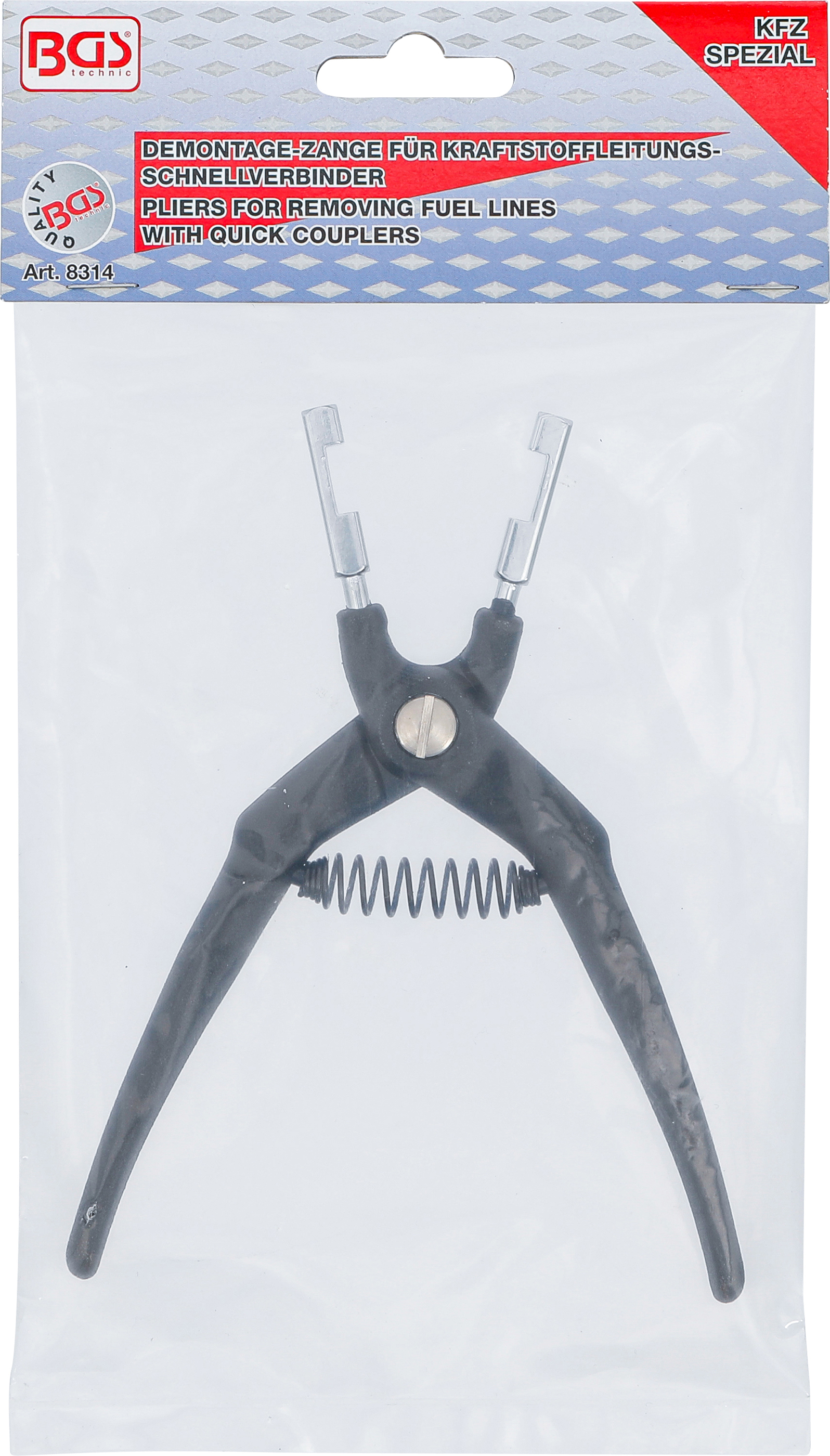 BGS Demontage-Zange für Kraftstoffleitungs-Schnellverbinder