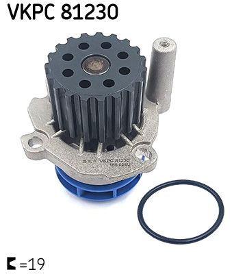 Kühlmittelpumpe, mit dichtung passt zu: AUDI A3, A4 ALLROAD B8, A4 B5, A4 B6, A4 B7, A4 B8, A5, A6 C5, A6 C6, ALLROAD C5, Q5, TT; DODGE AVENGER, CALIBER, JOURNEY 1.9D/2.0D/2.5D 01.95-