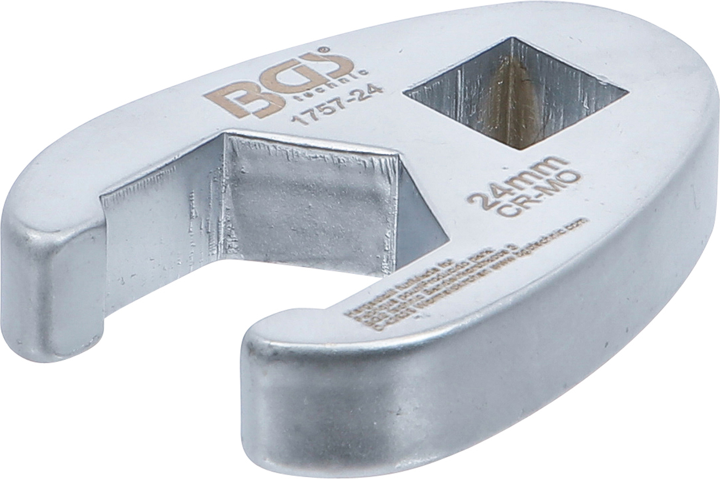 BGS Hahnenfußschlüssel | Antrieb Innenvierkant 12,5 mm (1/2") | SW 24 mm