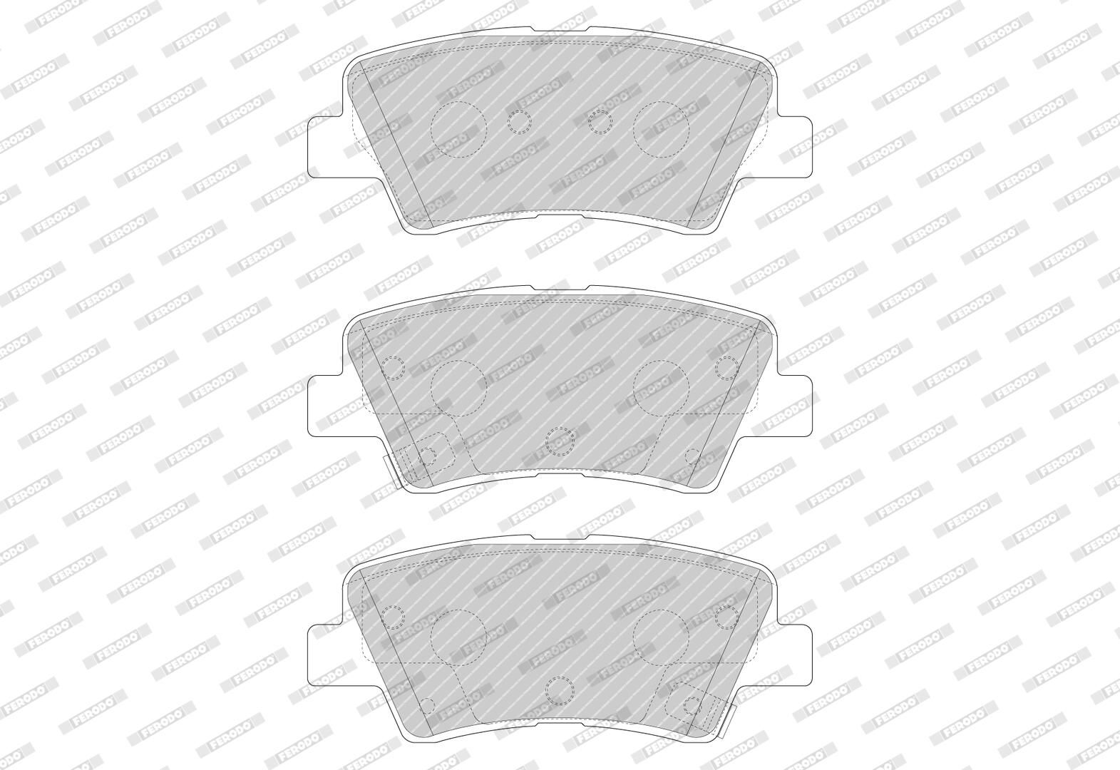 Bremsbelagsatz, Scheibenbremse