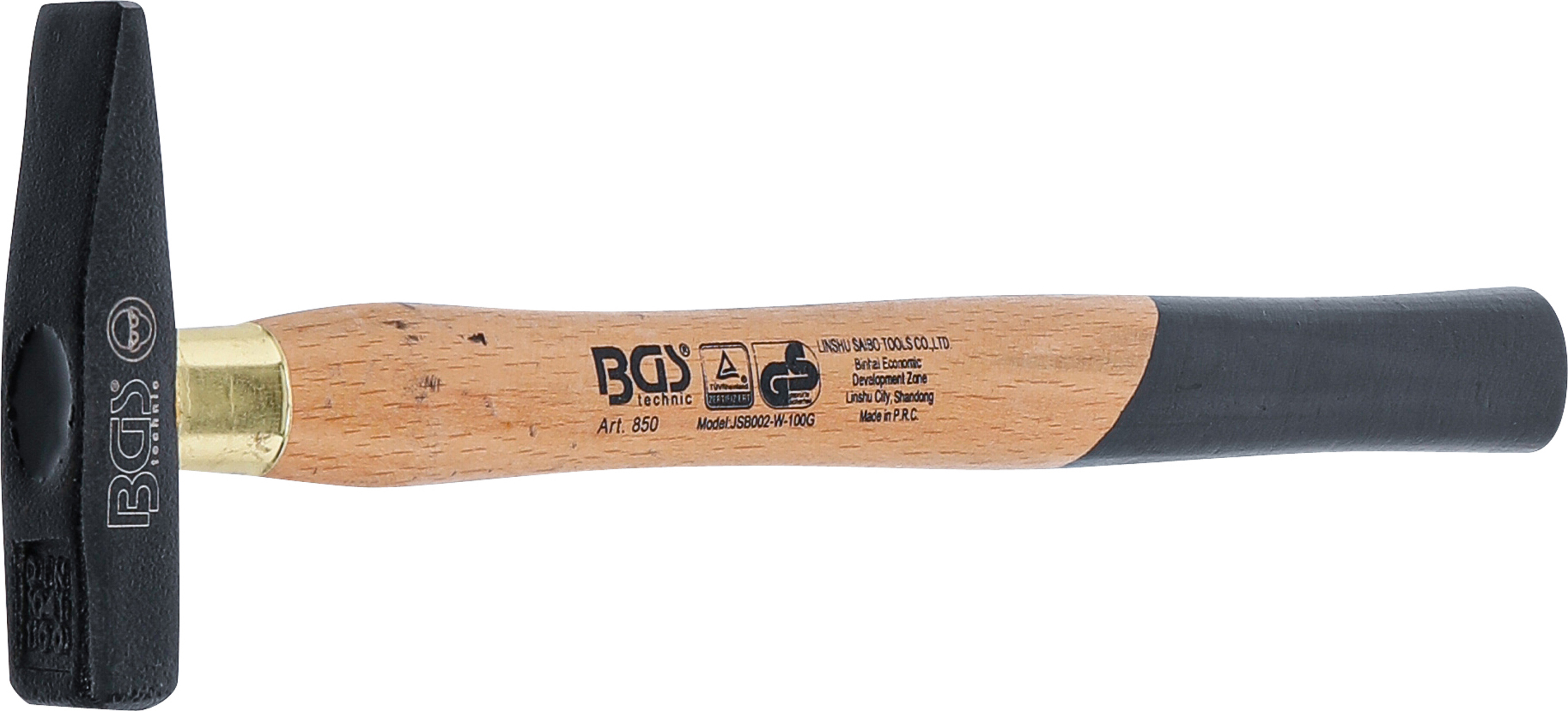 BGS Schlosserhammer | Holz-Stiel | DIN 1041 | 100 g