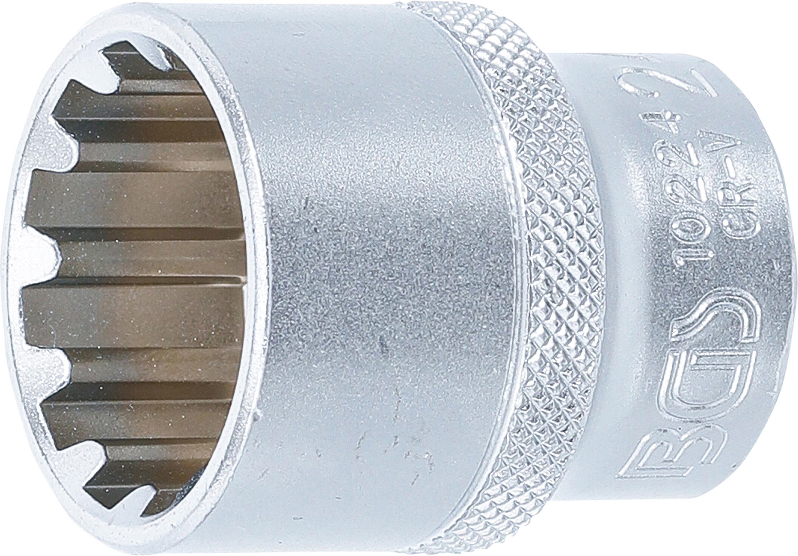 BGS Steckschlüssel-Einsatz Gear Lock | Antrieb Innenvierkant 12,5 mm (1/2") | SW 24 mm