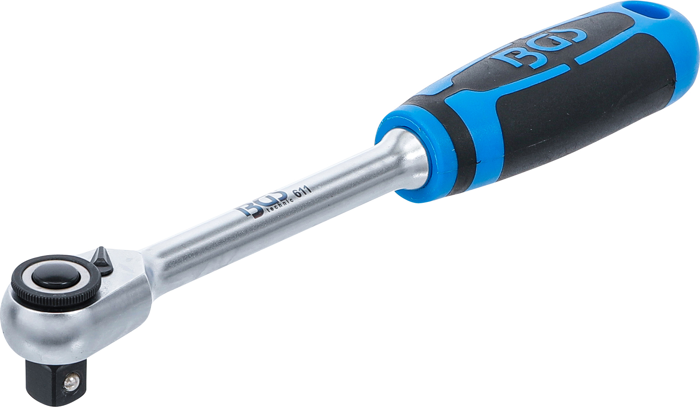 BGS Umschaltknarre | feinverzahnt | Abtrieb Außenvierkant 10 mm (3/8")