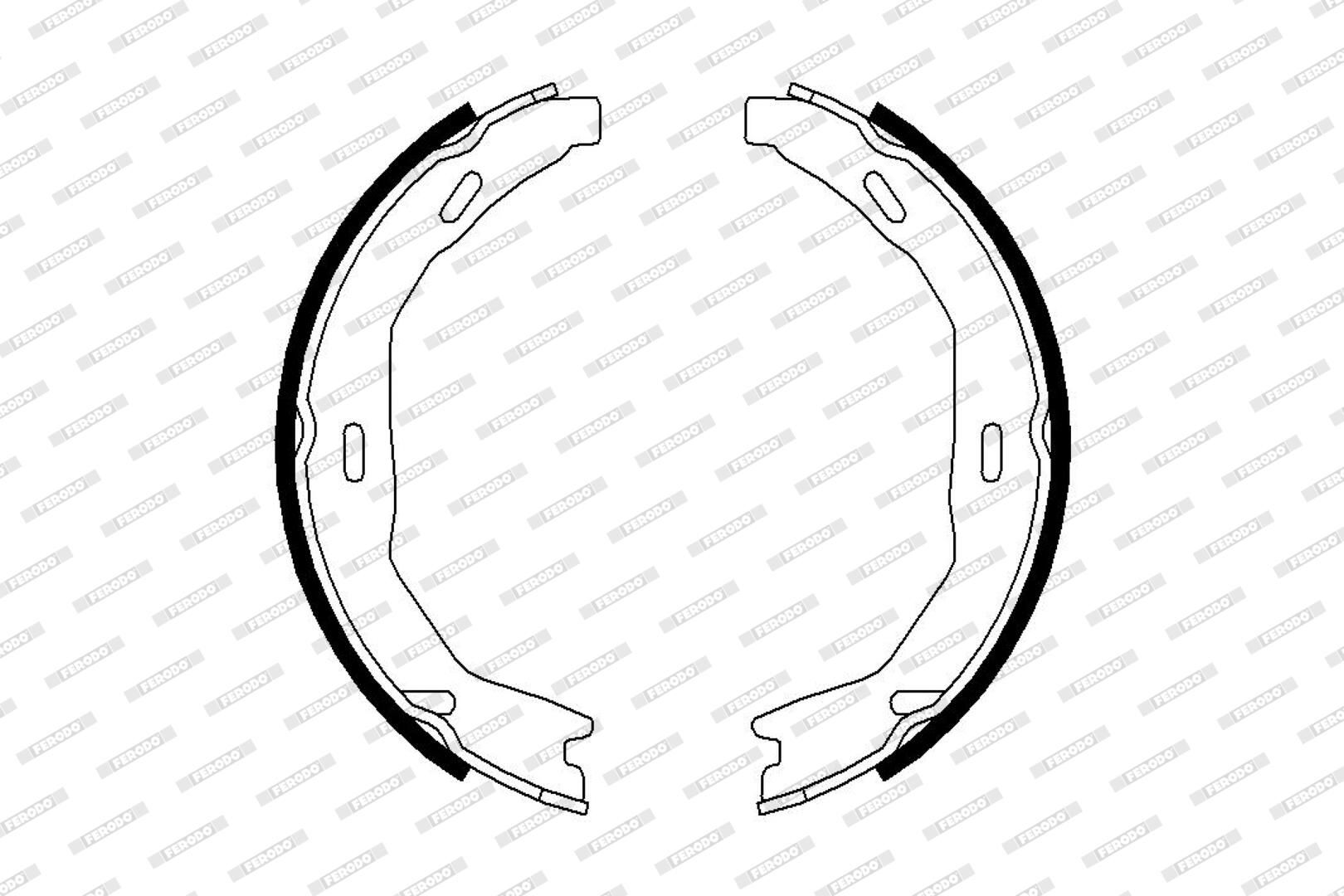 Bremsbackensatz, Feststellbremse