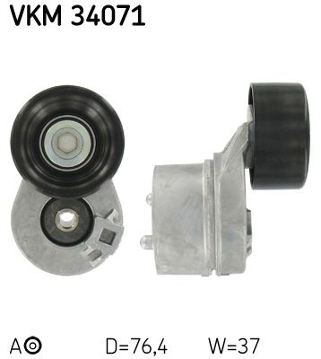 Riemenspanner, Keilrippenriemen