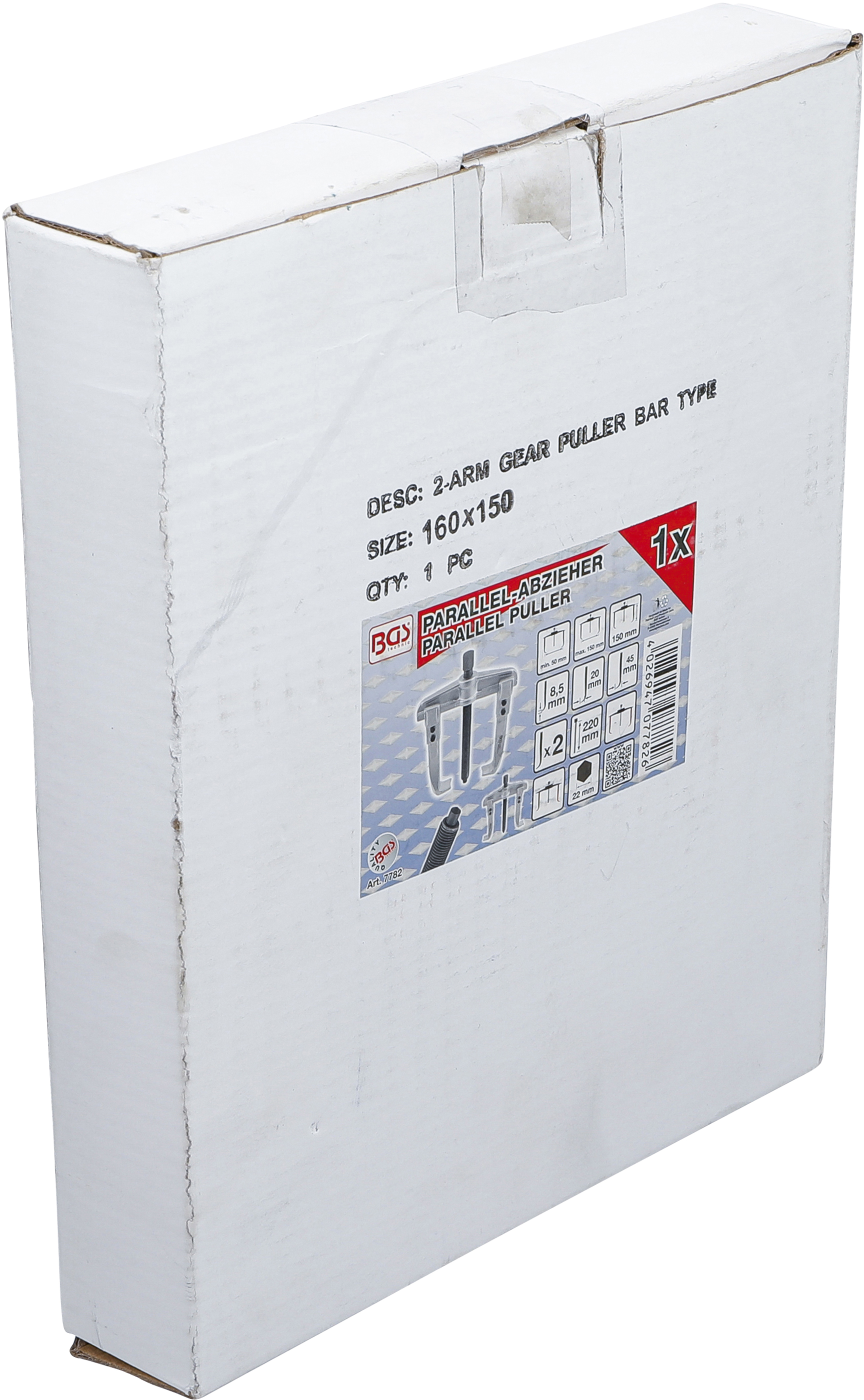 BGS Parallel-Abzieher, Feingewinde, 2-armig | 50 - 150 mm