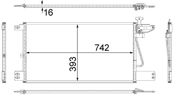 Kondensator, Klimaanlage