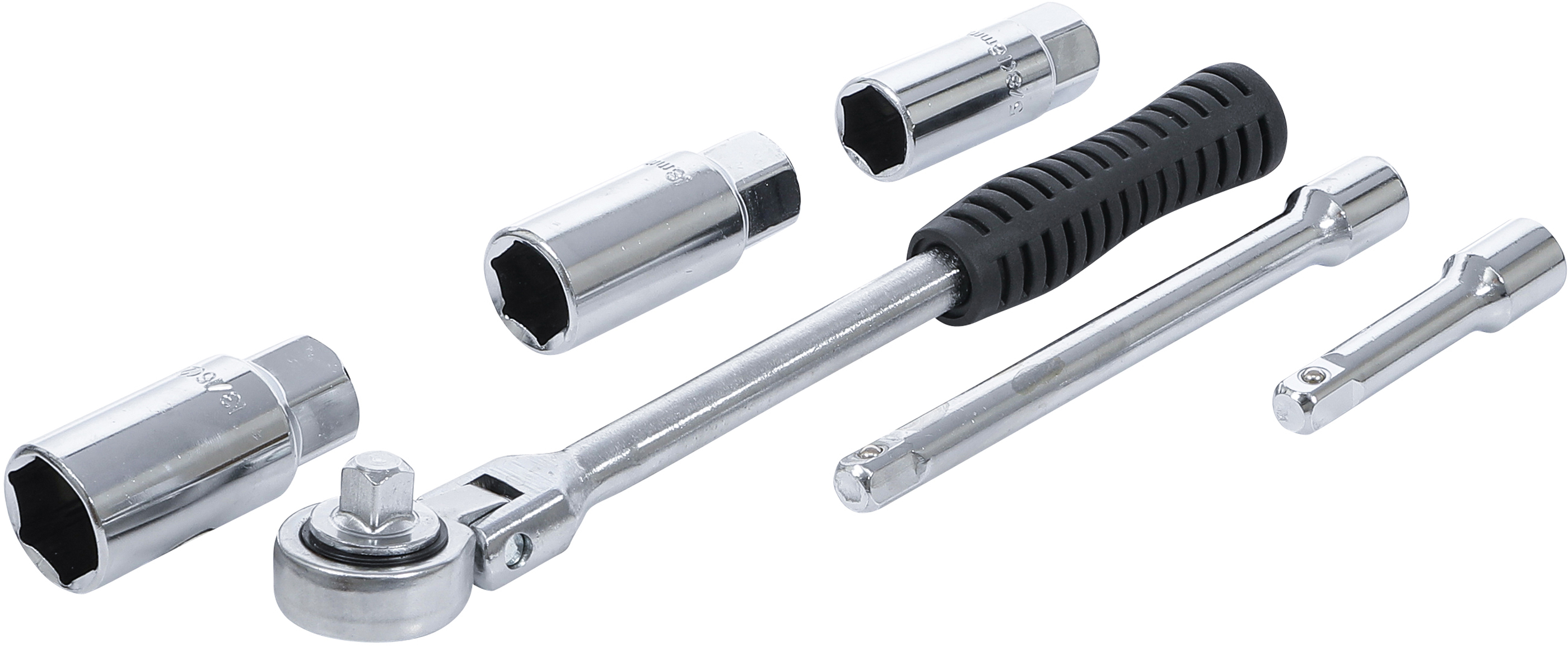 BGS Zündkerzen-Werkzeug-Satz | Antrieb 10 mm (3/8") | 6-tlg.