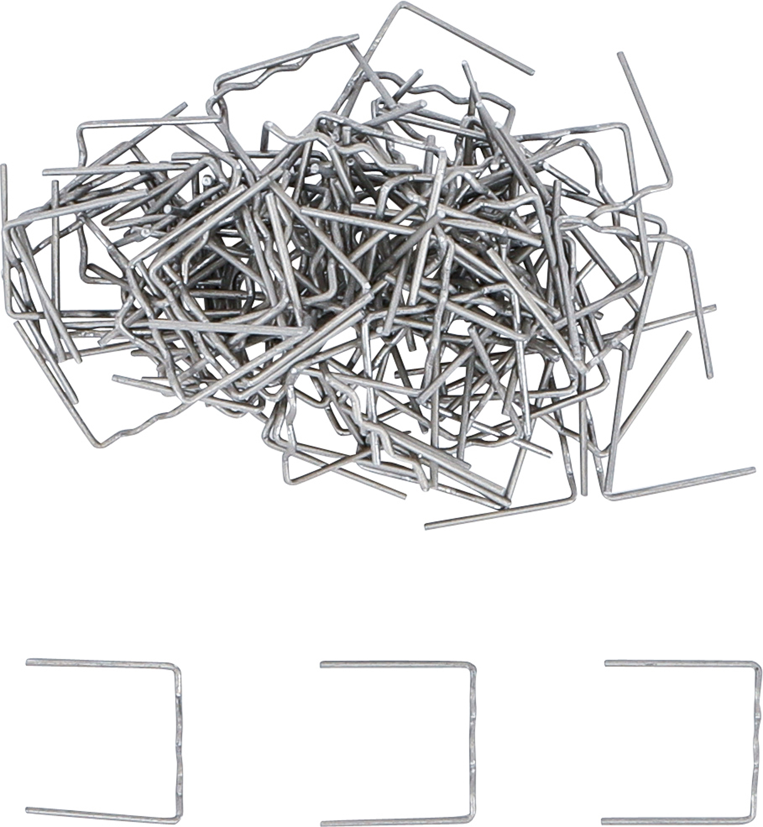 BGS Reparaturklammern-Satz | flach | 0,8 mm | 100-tlg.