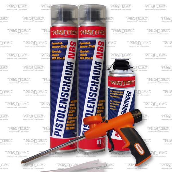 Kim-Tec Pistolenschaum Aktionskarton 4tlg