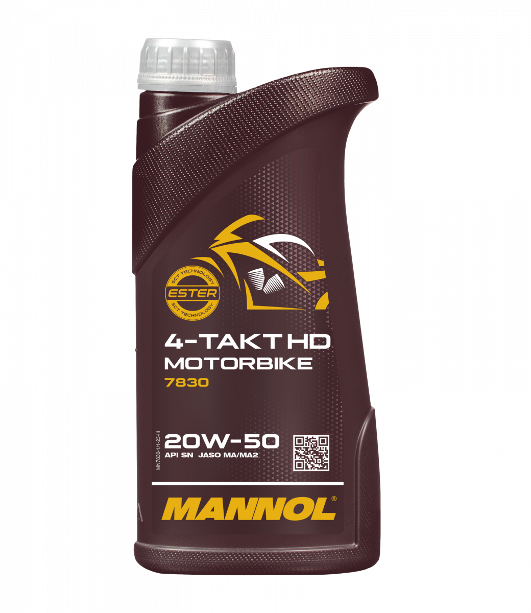 20W-50 Mannol 7830 Motorbike 4-Takt HD Motoröl Motorrad 1 Liter