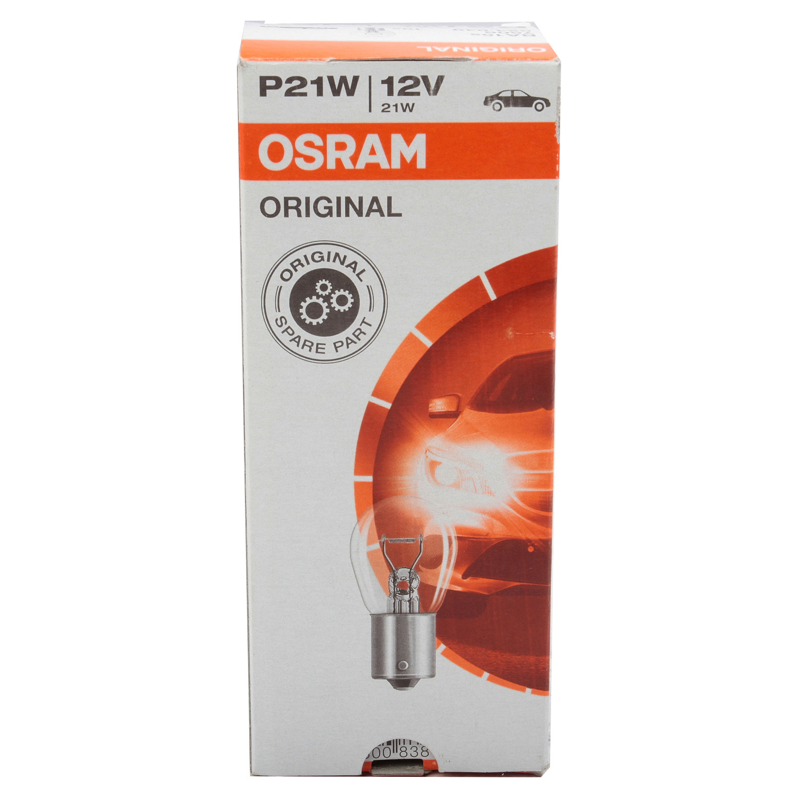 Osram Original Kugellampe 12V 21W P21W BA15S 10er Pack