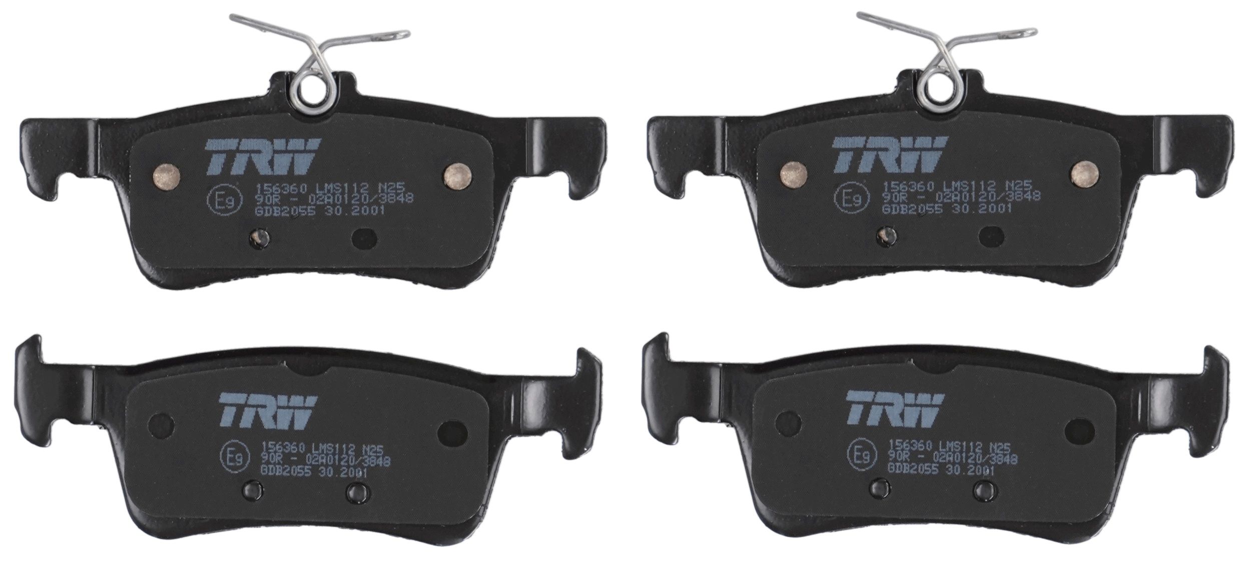 Bremsbelagsatz, Scheibenbremse