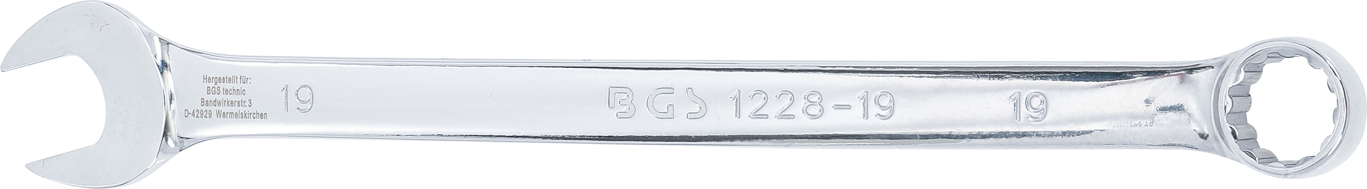 BGS Maul-Ringschlüssel | extra lang | SW 19 mm