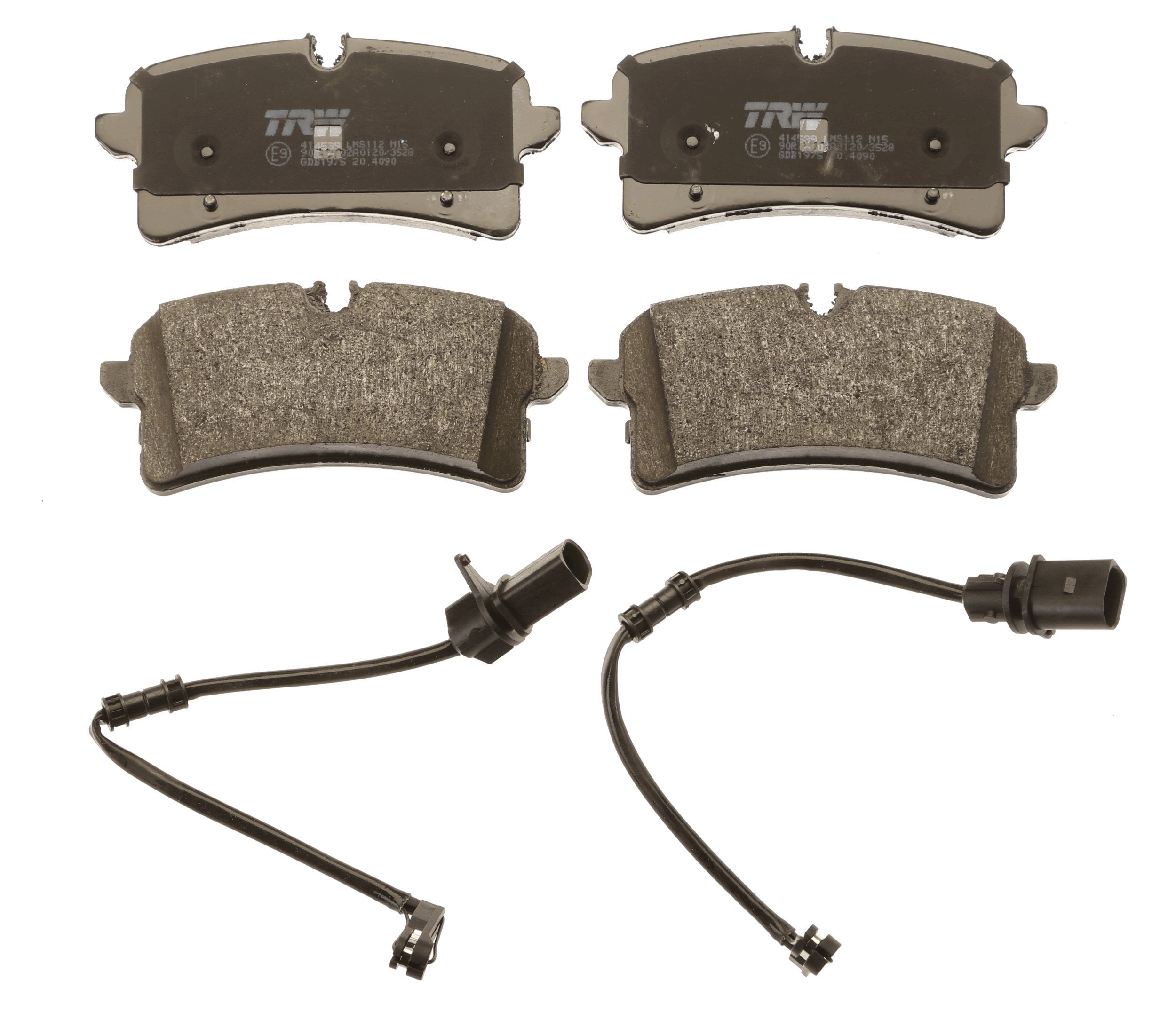 Bremsbelagsatz hinten , passt zu: AUDI A8 D4 4.0-6.3 11.09-01.18