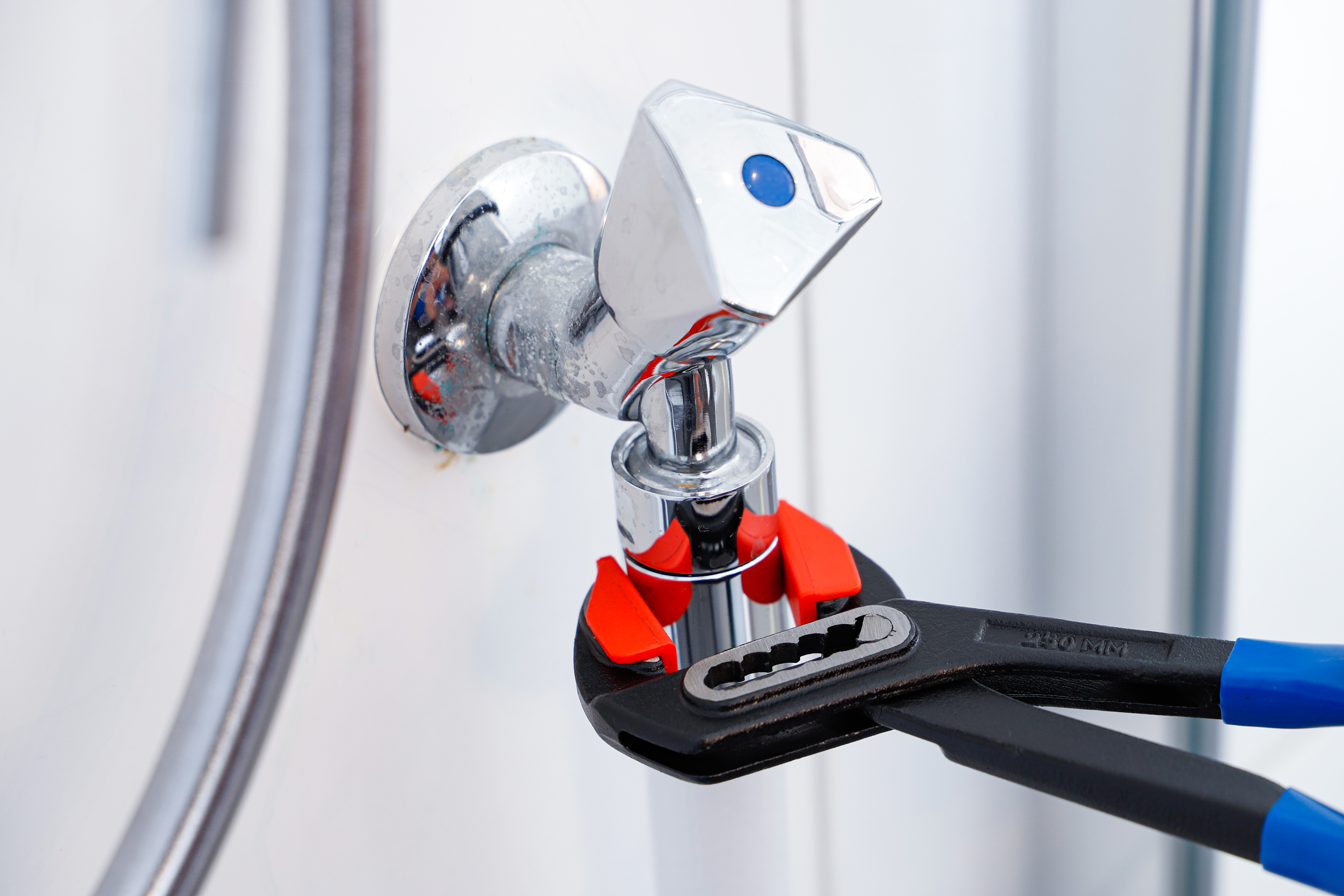 BGS Wasserpumpenzange | mit adaptierbaren Schonbacken | 240 mm