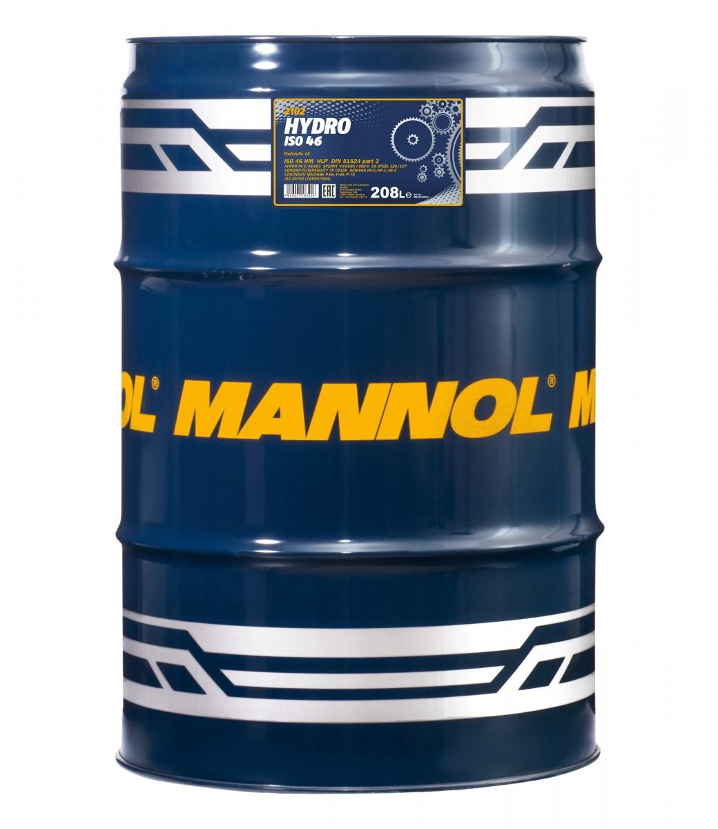 Mannol 2102 Hydro ISO 46 Hydrauliköl 208 Liter
