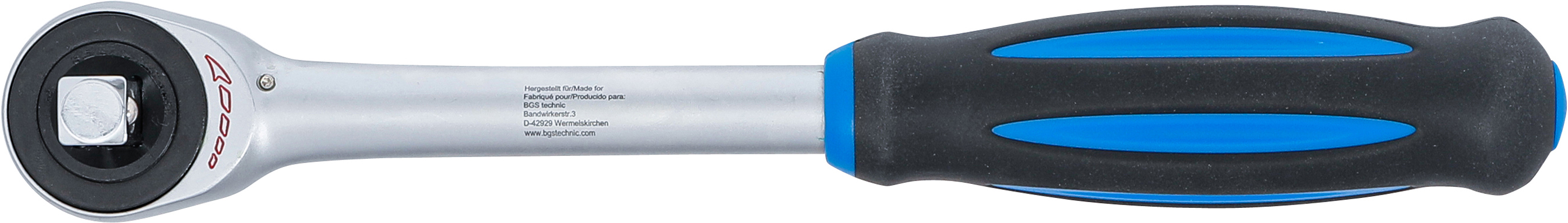 BGS Umschaltknarre mit Drehgriff | Abtrieb Außenvierkant 12,5 mm (1/2")