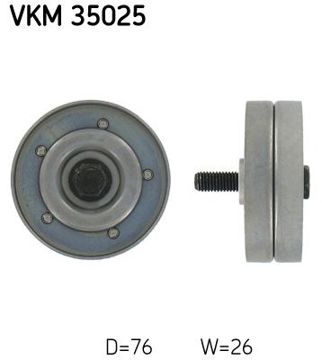 Umlenk-/Führungsrolle, Keilrippenriemen