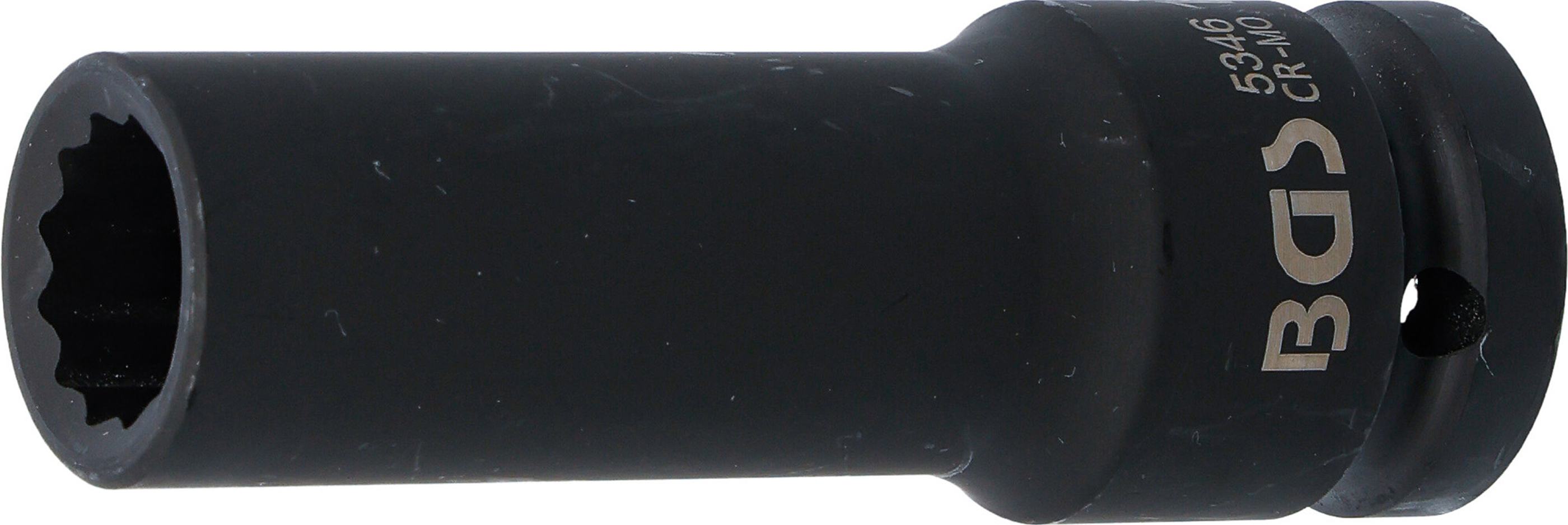 BGS Kraft-Steckschlüssel-Einsatz Zwölfkant, tief | Antrieb Innenvierkant 20 mm (3/4") | SW 19 mm