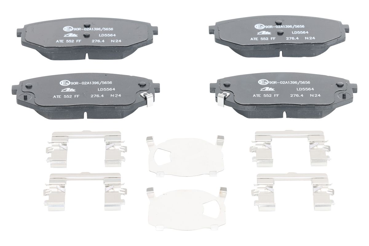 Bremsbelagsatz, Scheibenbremse