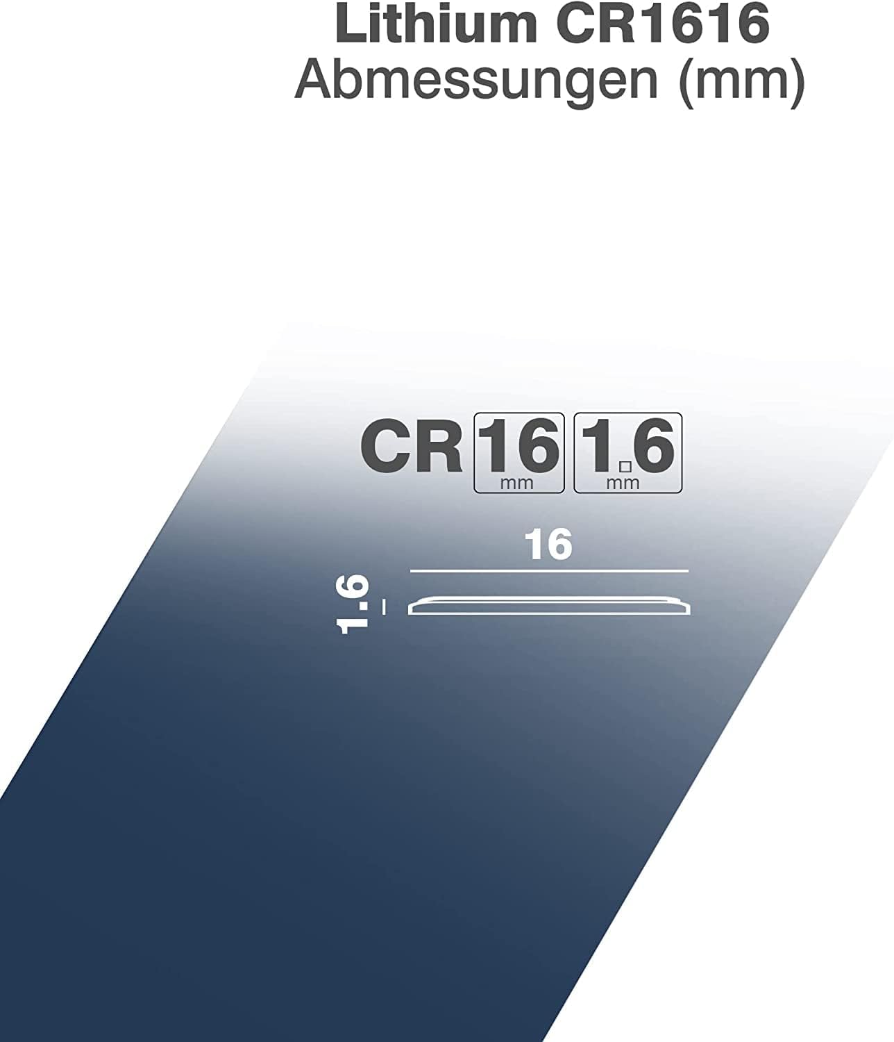 Camelion Lithium CR1616 Knopfzelle CR 1616 Batterien 5er Pack