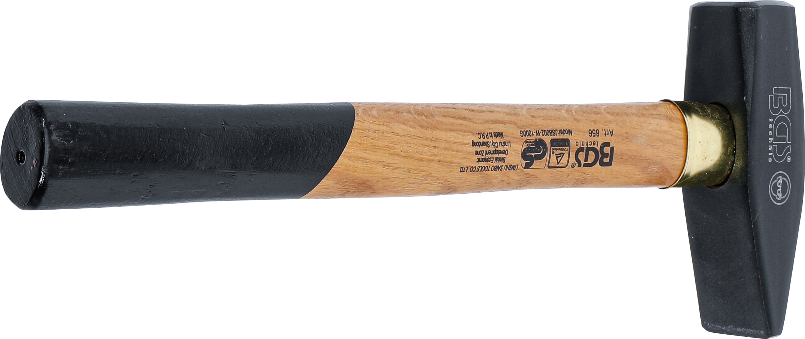 BGS Schlosserhammer | Holz-Stiel | DIN 1041 | 1000 g