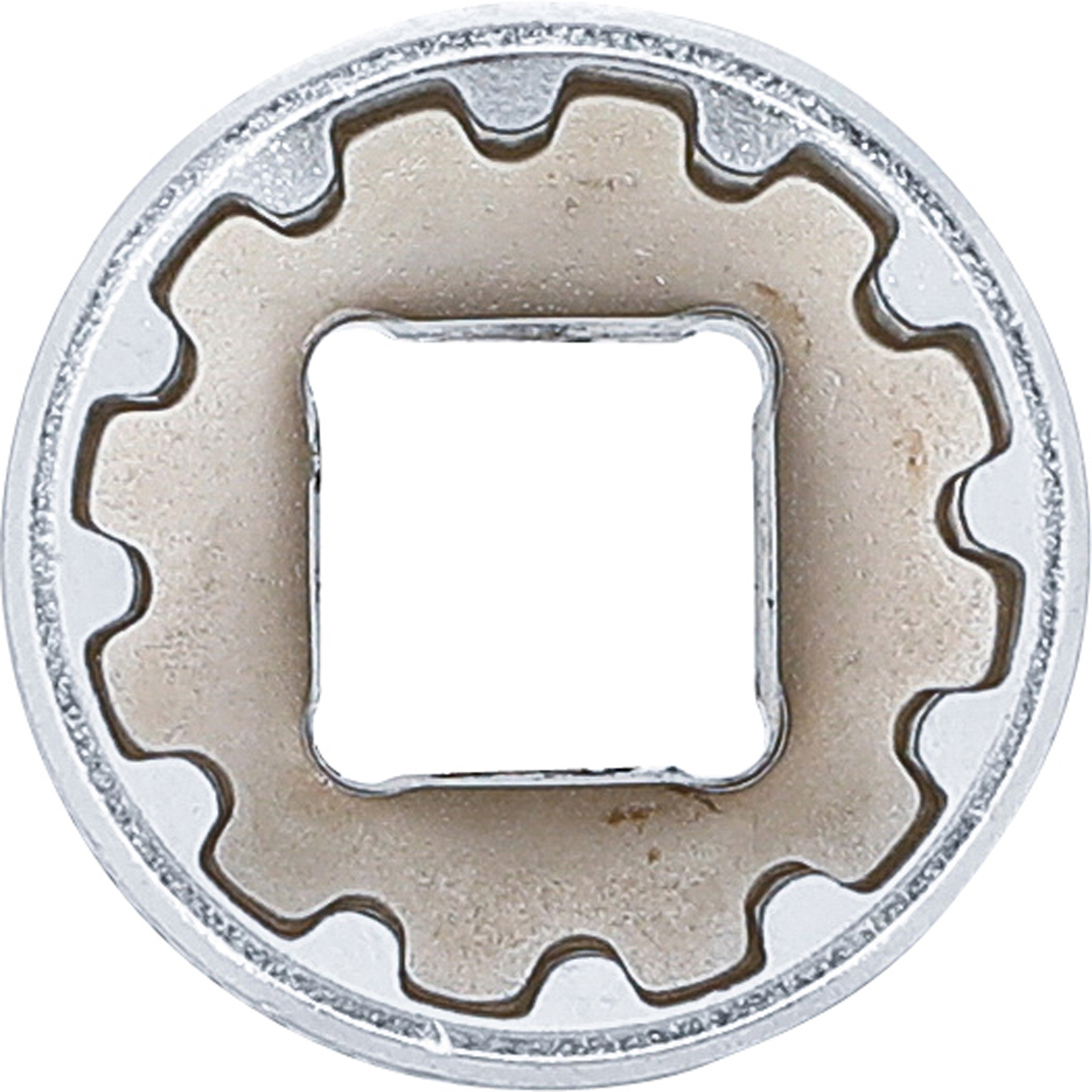 BGS Steckschlüssel-Einsatz Gear Lock | Antrieb Innenvierkant 10 mm (3/8") | SW 17 mm
