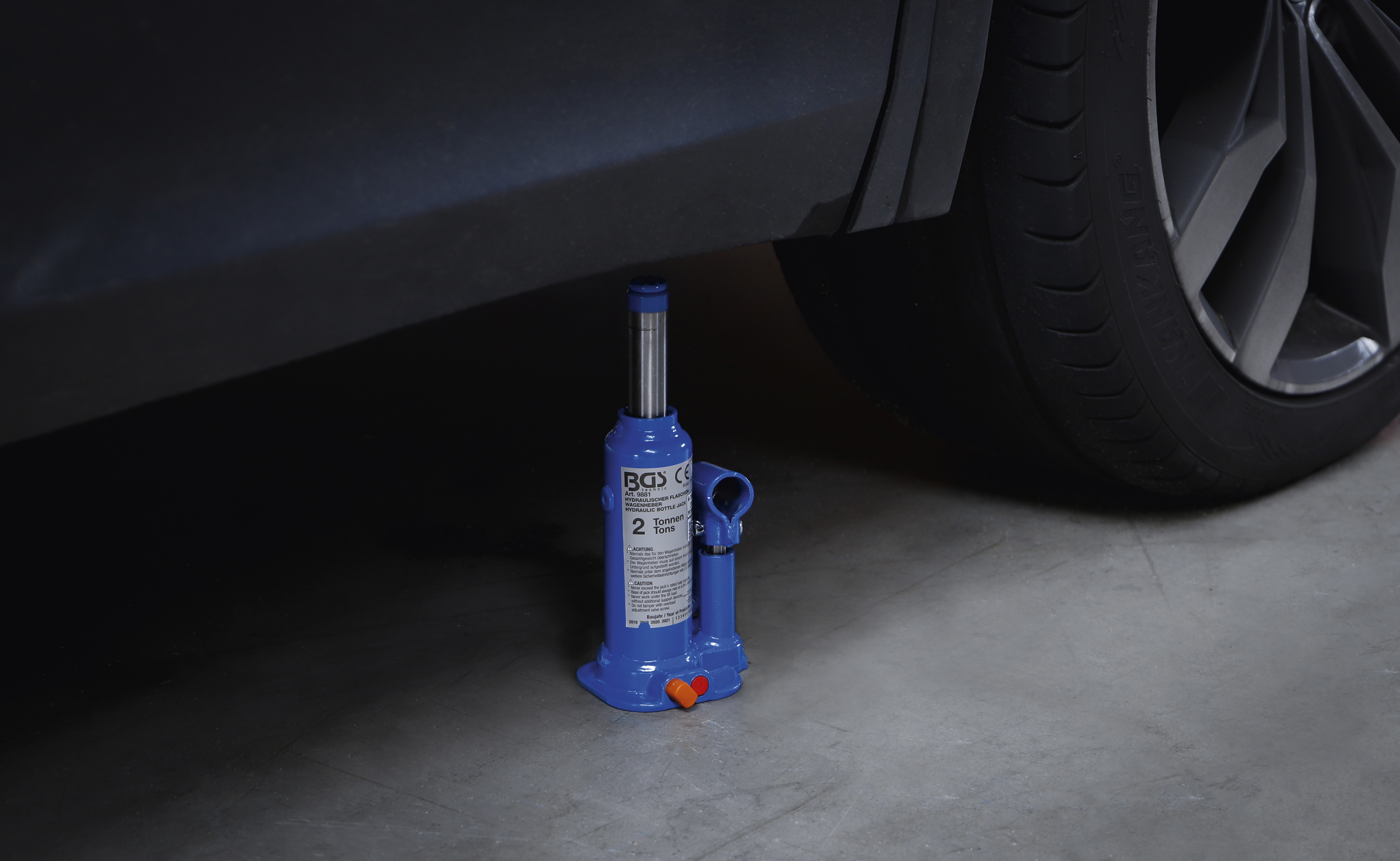 BGS Hydraulischer Flaschen-Wagenheber | 2 t