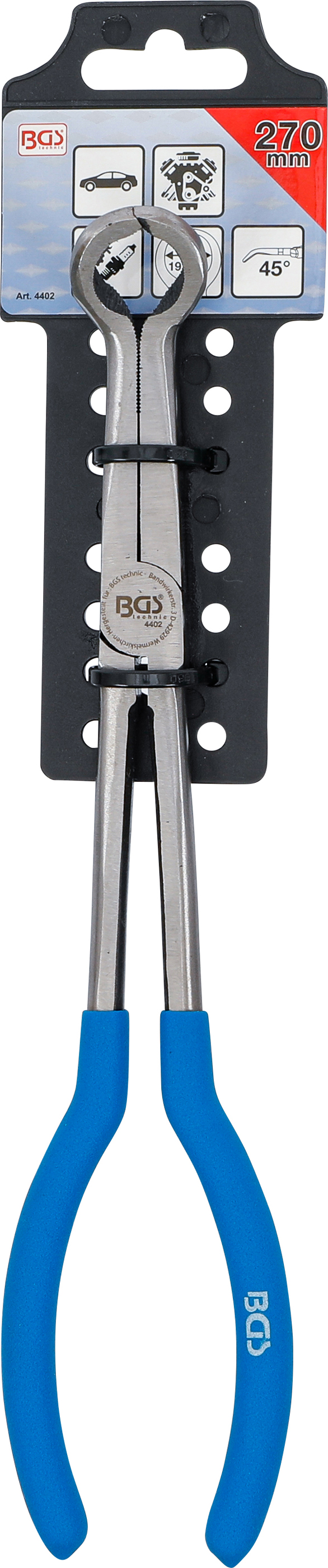 BGS Zündkerzen-Steckerzange | mit Ringspitze Ø 19 mm | 270 mm