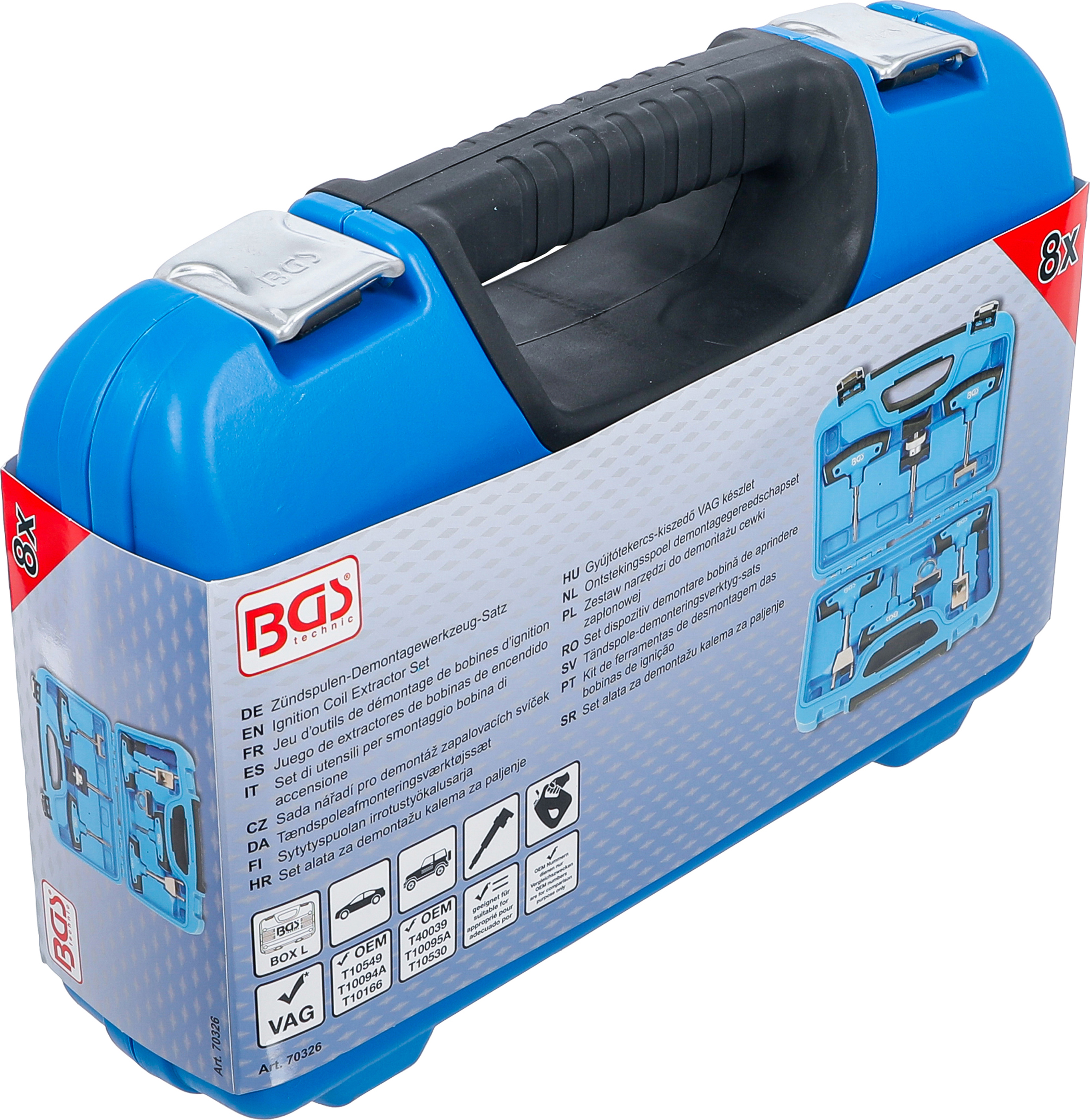 BGS Zündspulen-Demontagewerkzeug-Satz | für VAG | 8-tlg.